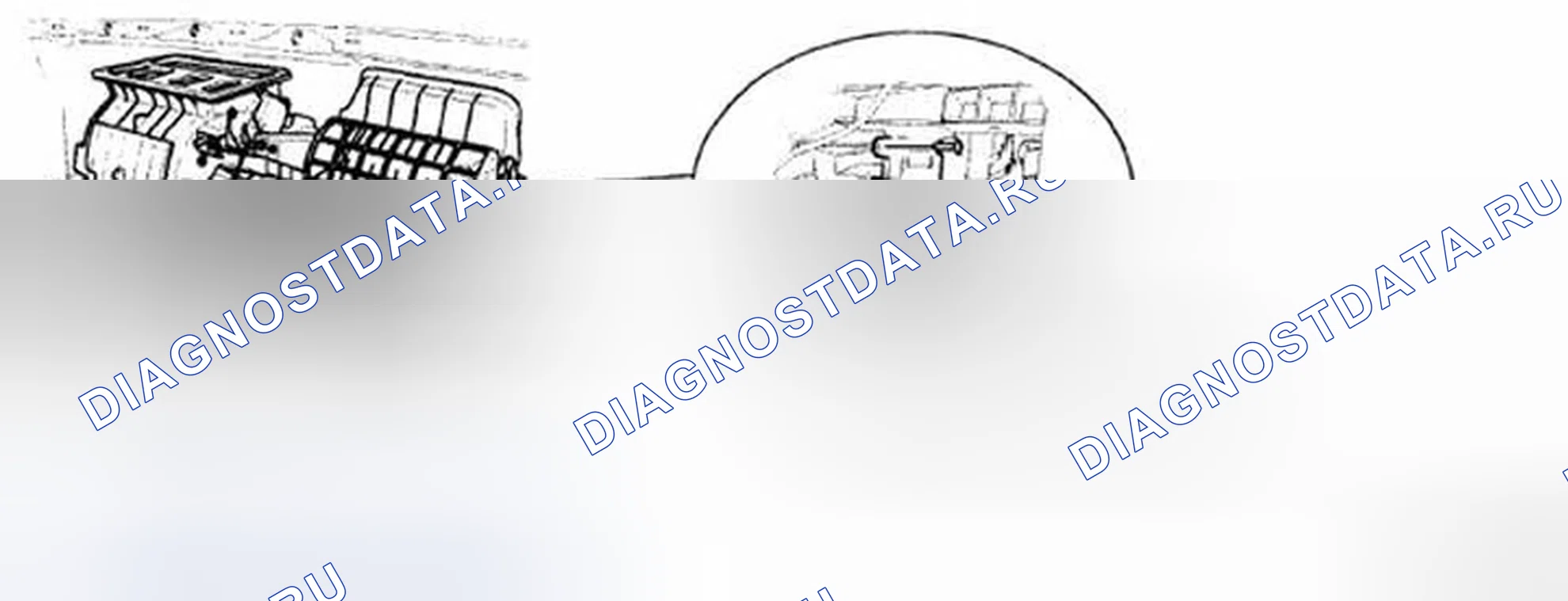 Рис. 96: Расположение компонентов. Hyundai Genesis I