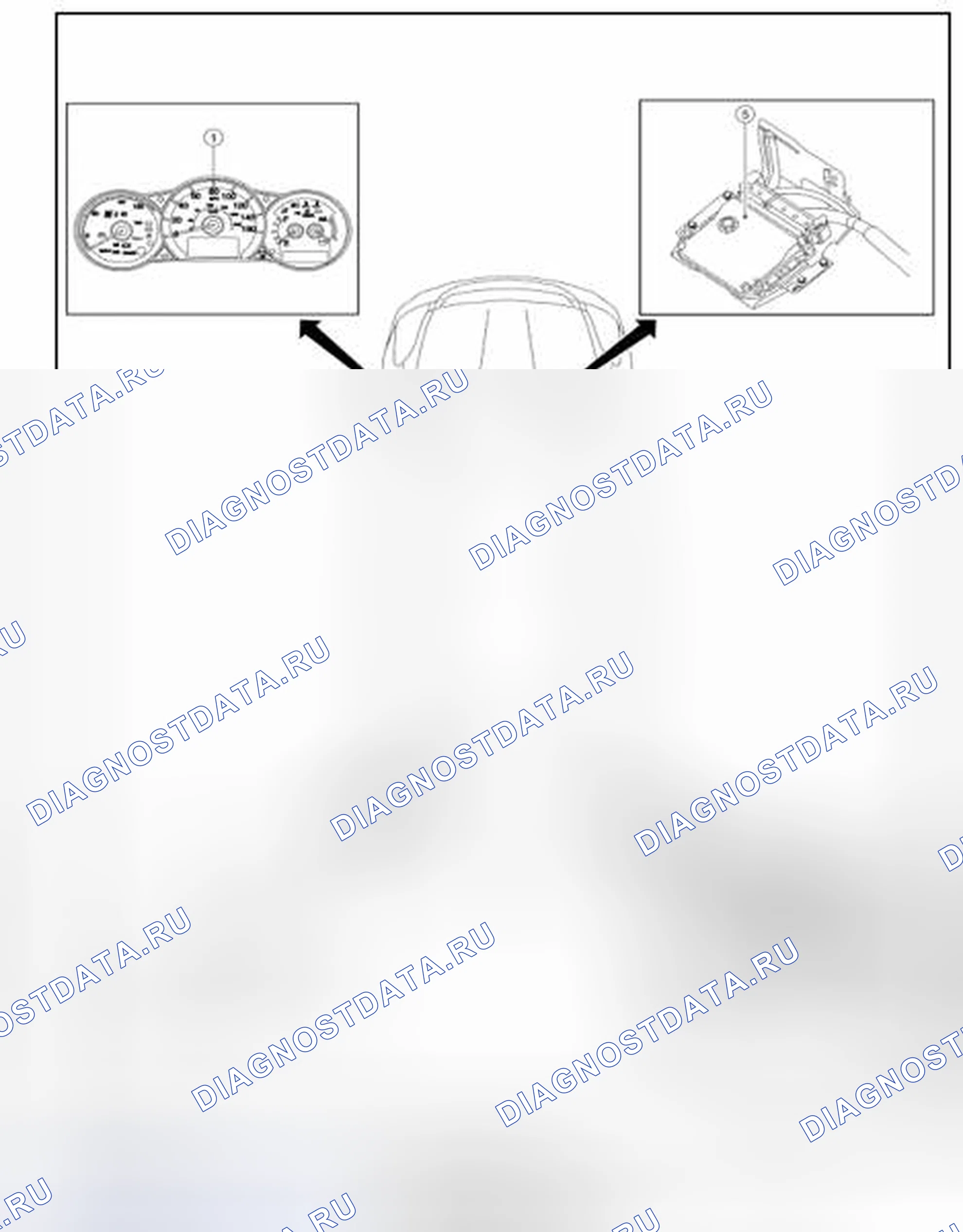 Рис. 410: Расположение компонентов. Nissan Altima L32 рестайлинг