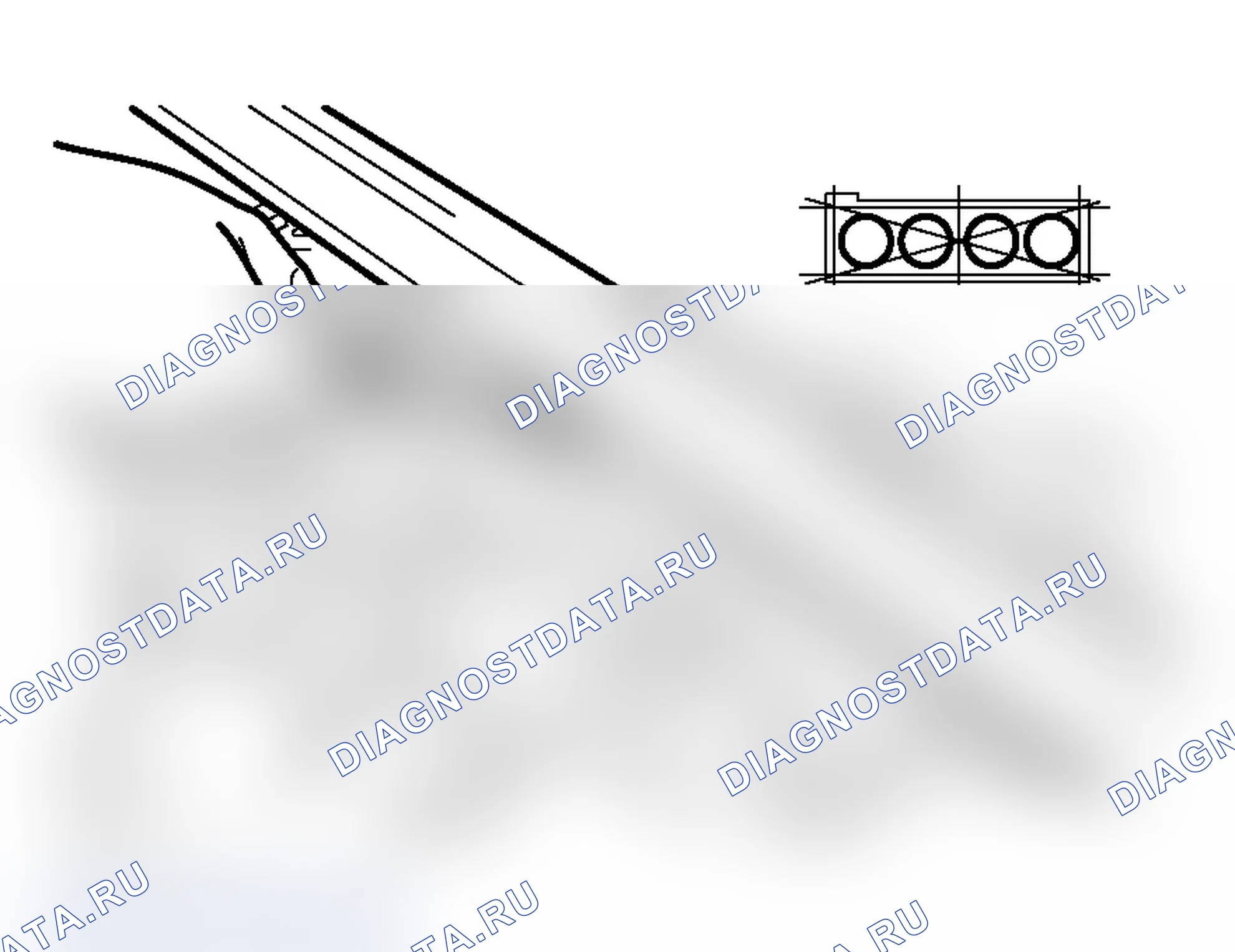 Рис. 544: БЛОК ЦИЛИНДРОВ. Mitsubishi Lancer Evolution IX