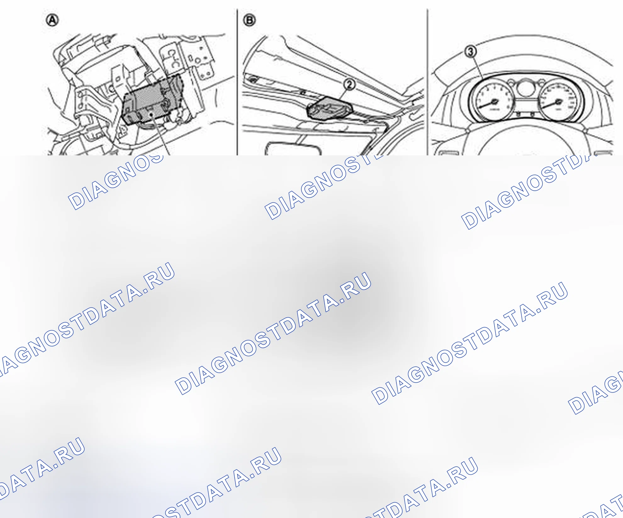 Рис. 14: Расположение компонентов. Honda Shuttle I