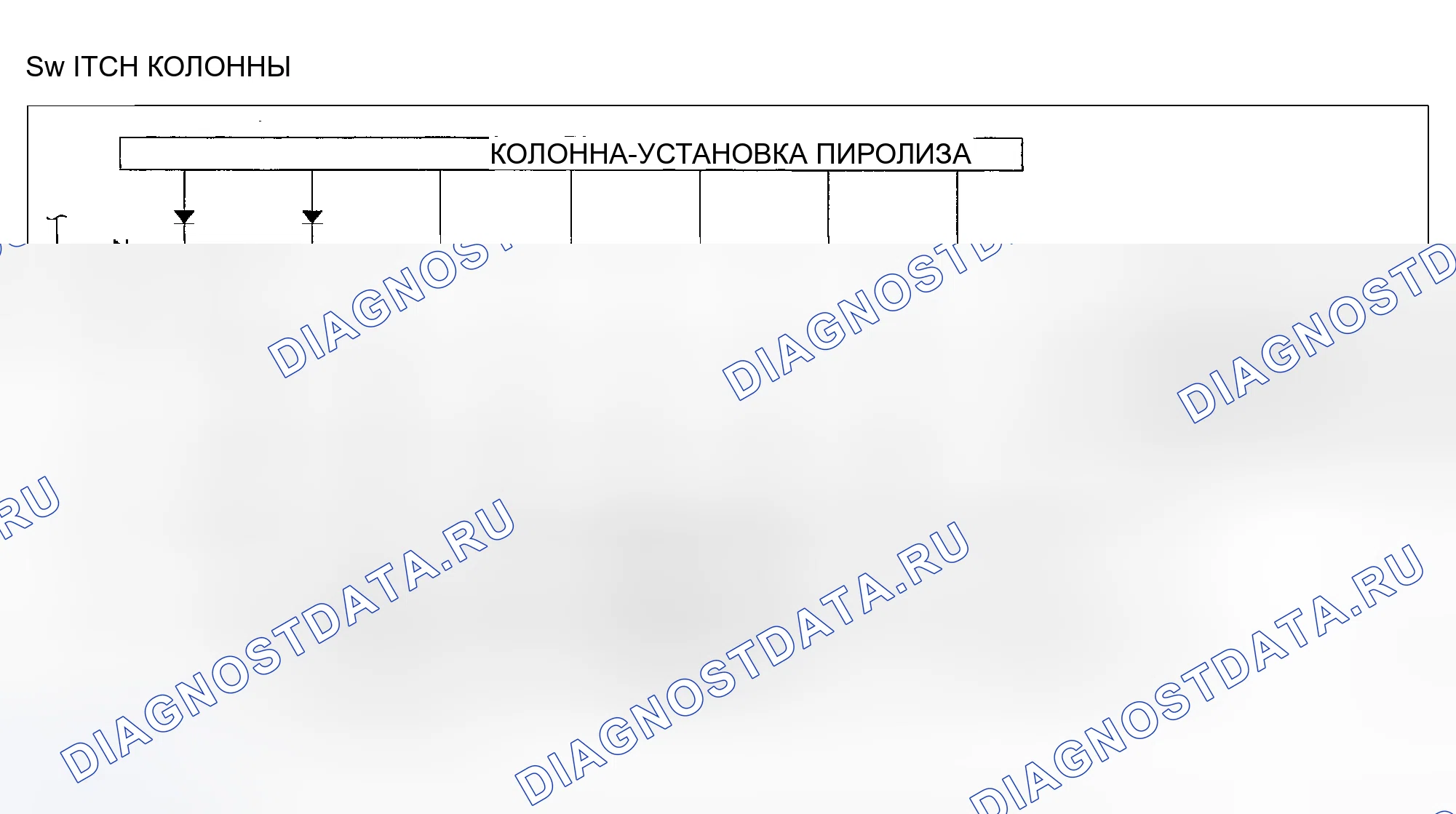 Рис. 544: ПРИНЦИПИАЛЬНАЯ СХЕМА. Mitsubishi Montero III