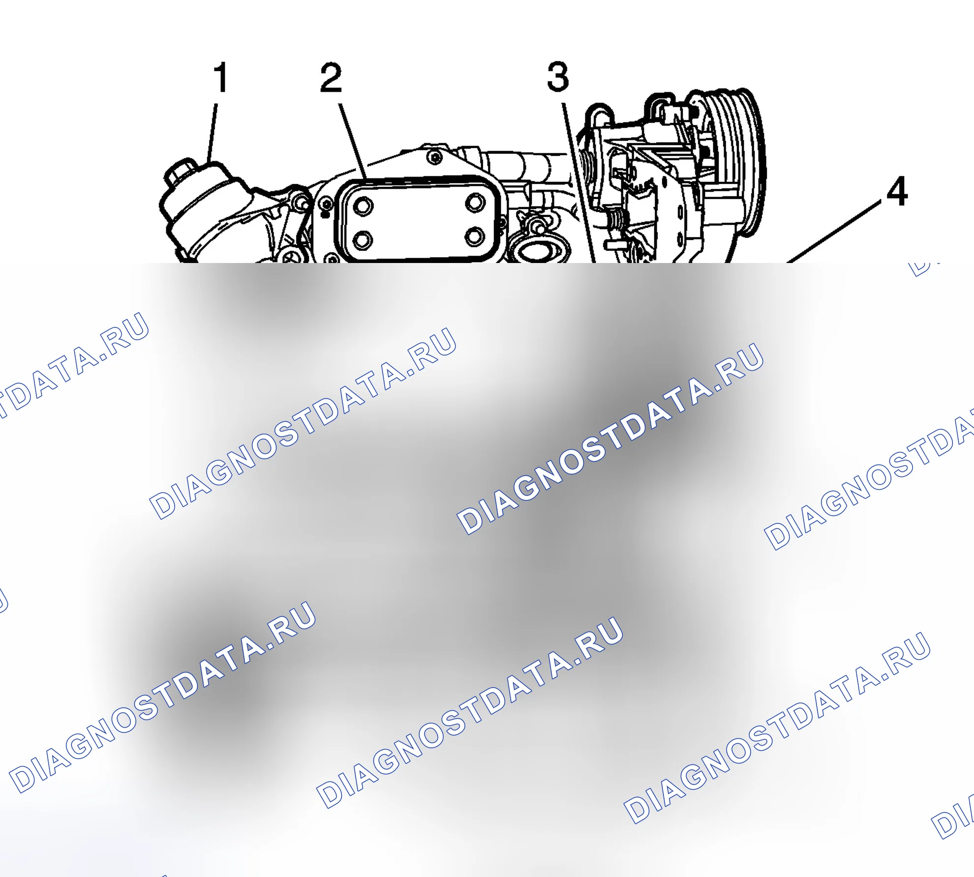 Рис. 9: Система смазки. Chevrolet Aveo I рестайлинг
