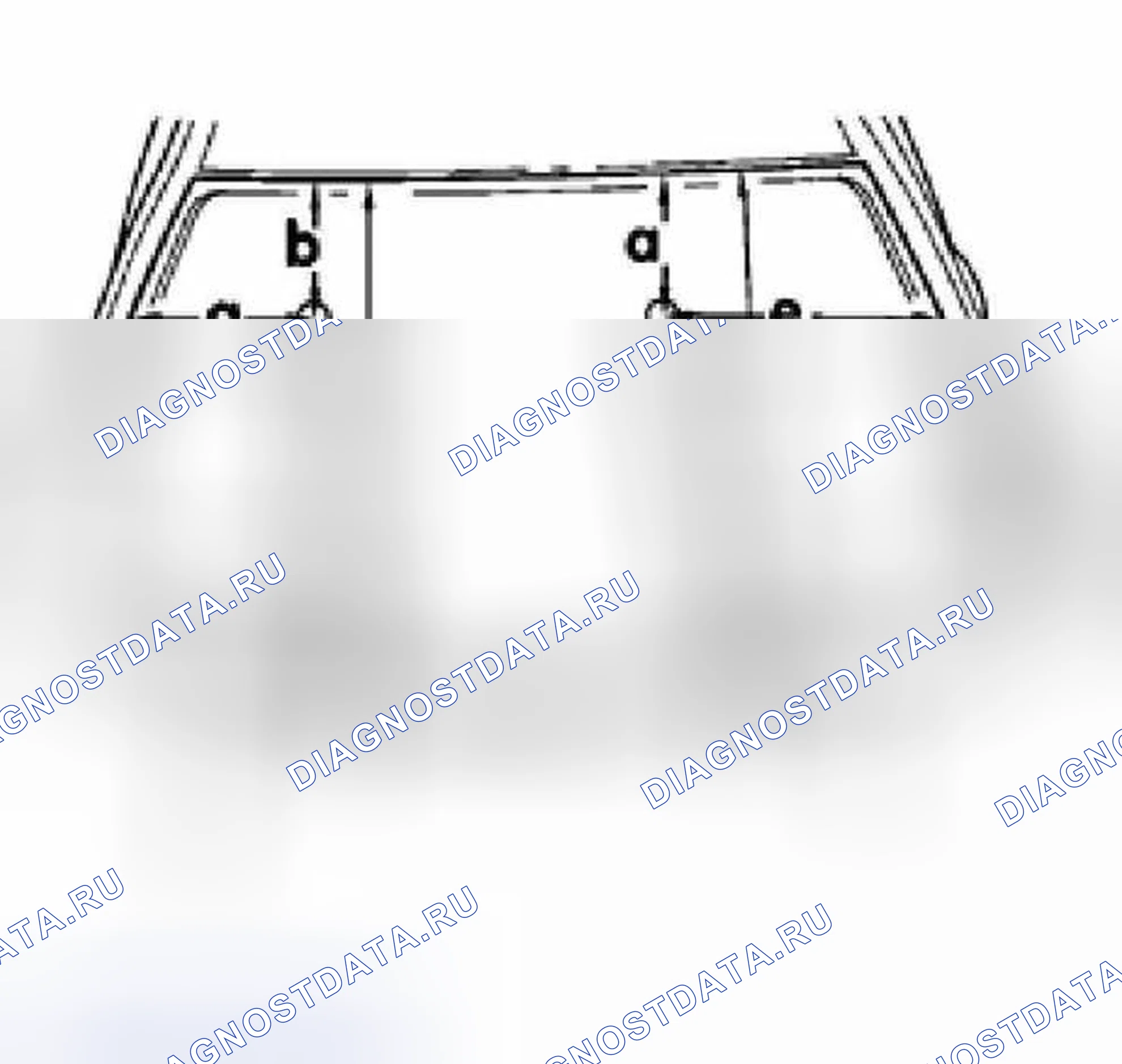 Рис. 42: Лобовое стекло. Volkswagen Golf Mk3