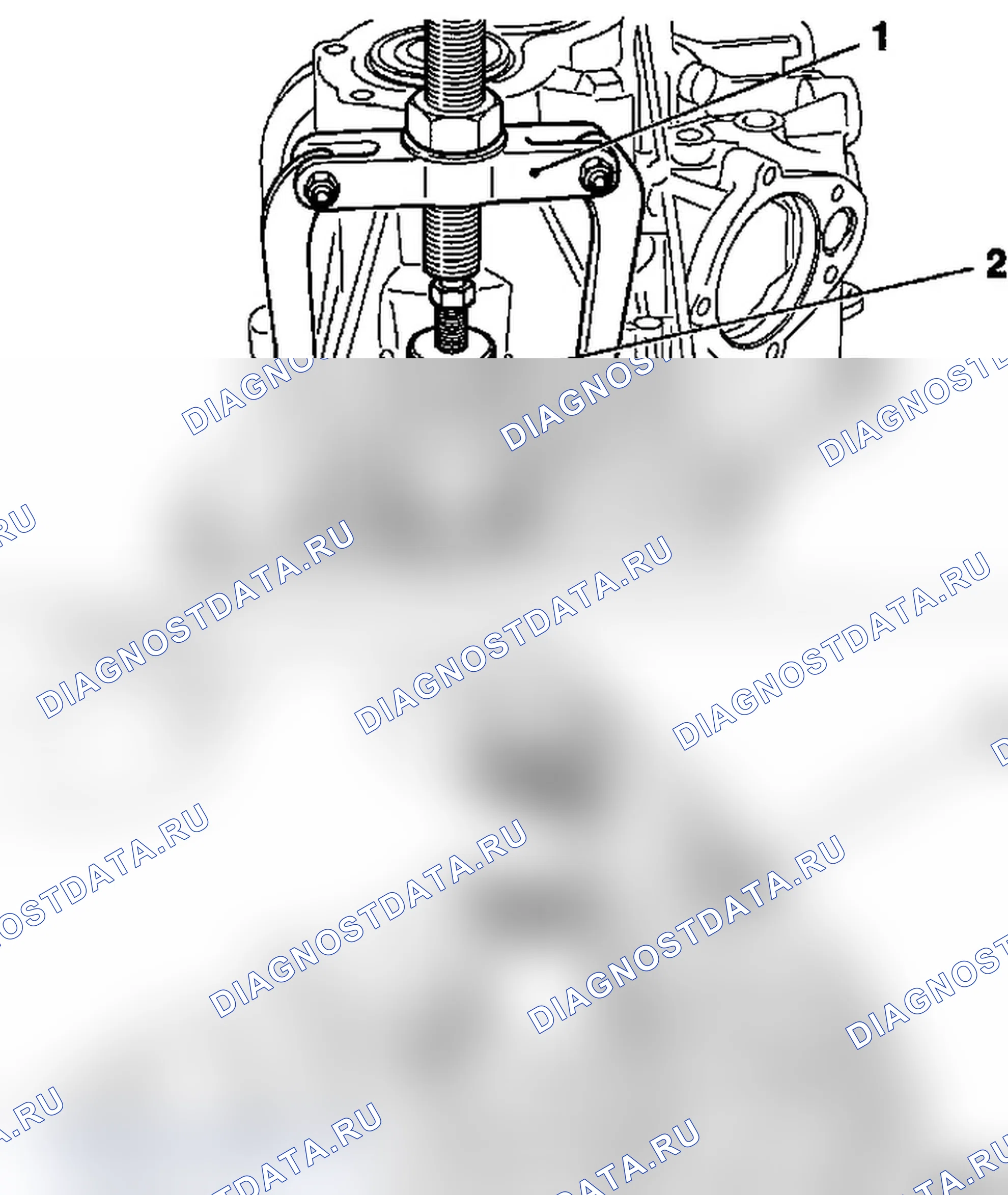 Комплексное уплотнение коробки передач (F 23). Opel Zafira A рестайлинг