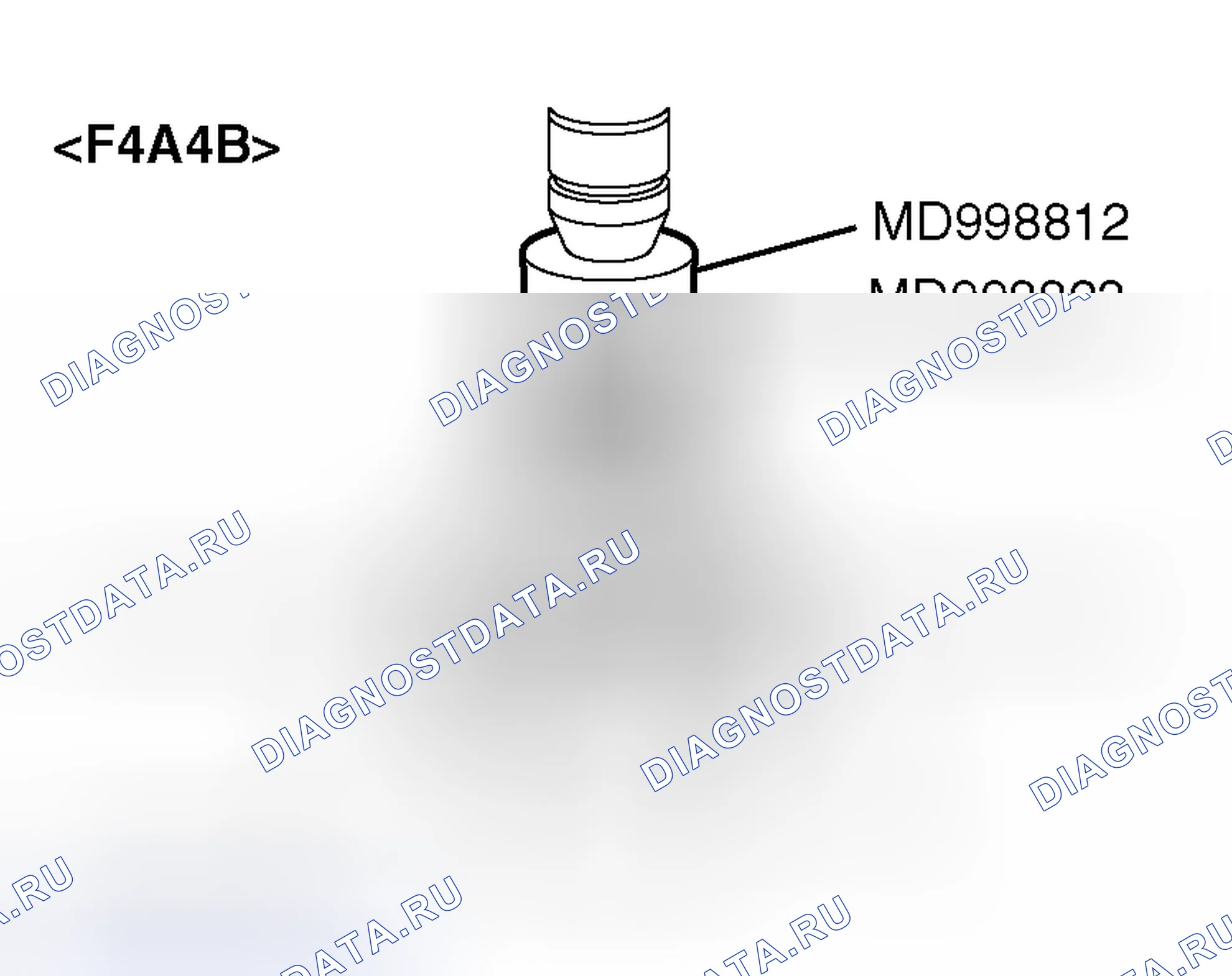 Рис. 38: > > C < < МОНТАЖ КОНИЧЕСКОГО РОЛИКОПОДШИПНИКА. Mitsubishi Galant IX рестайлинг