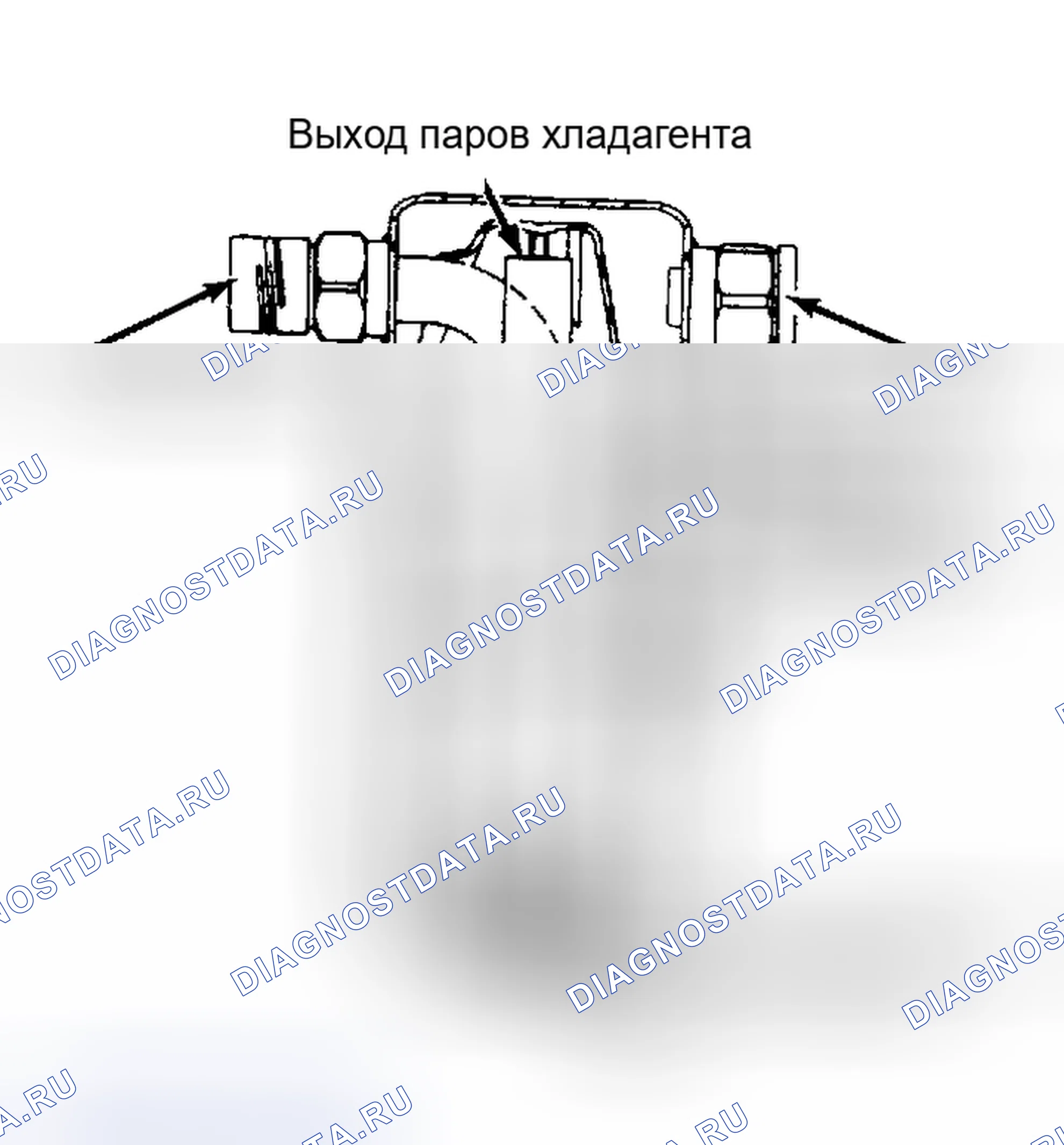 Рис. 32: Ручной аккумулятор системы кондиционер-отопитель предотвращает попадание жидкости R-12 в компрессор. С любезного разрешения General Motors Corp.. Pontiac Grand AM III