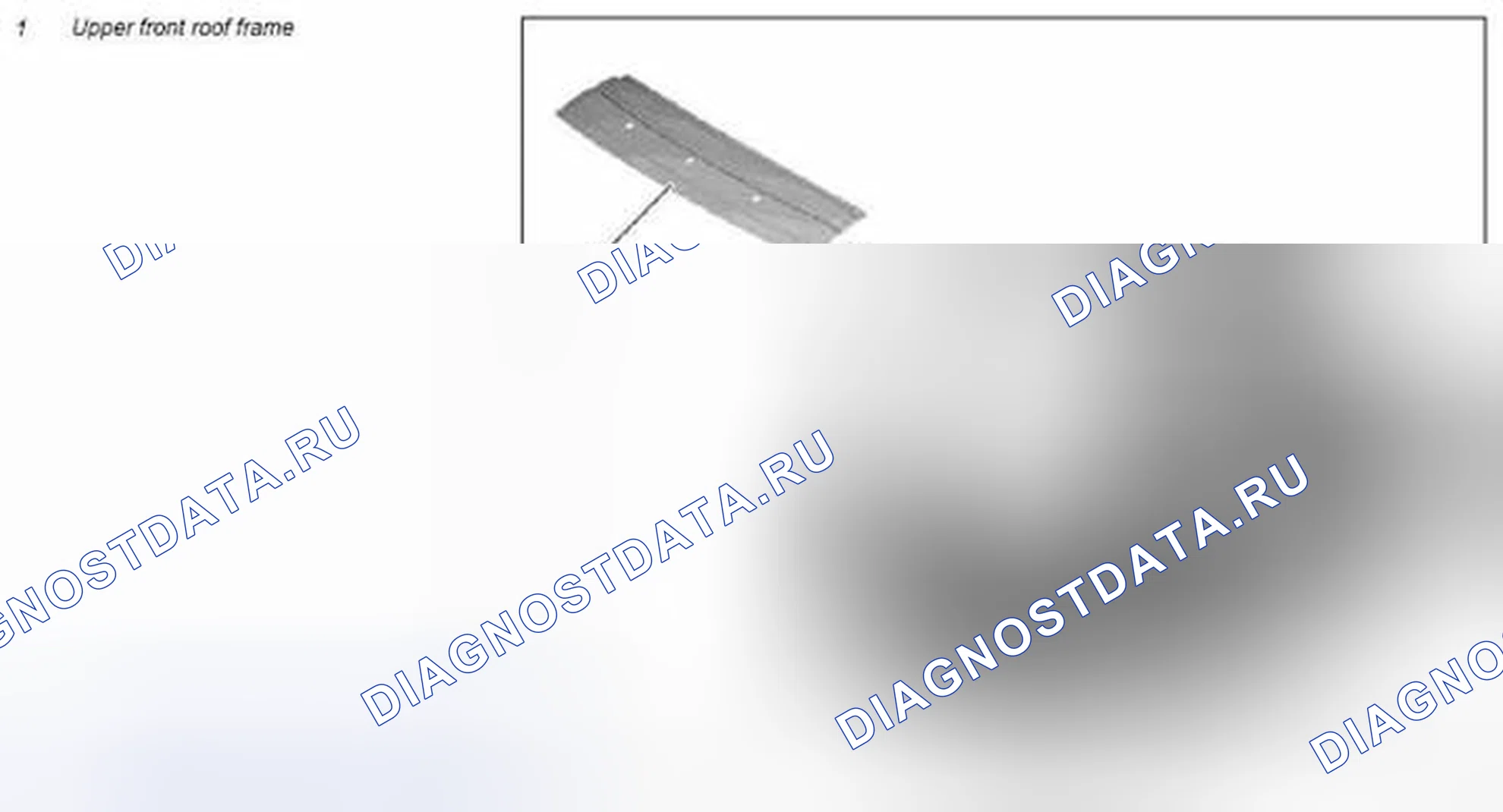Рис. 342: Демонтаж / монтаж рамы передней крыши - AR65.20-P-xtigx1 1006MCC. Kia Soul I