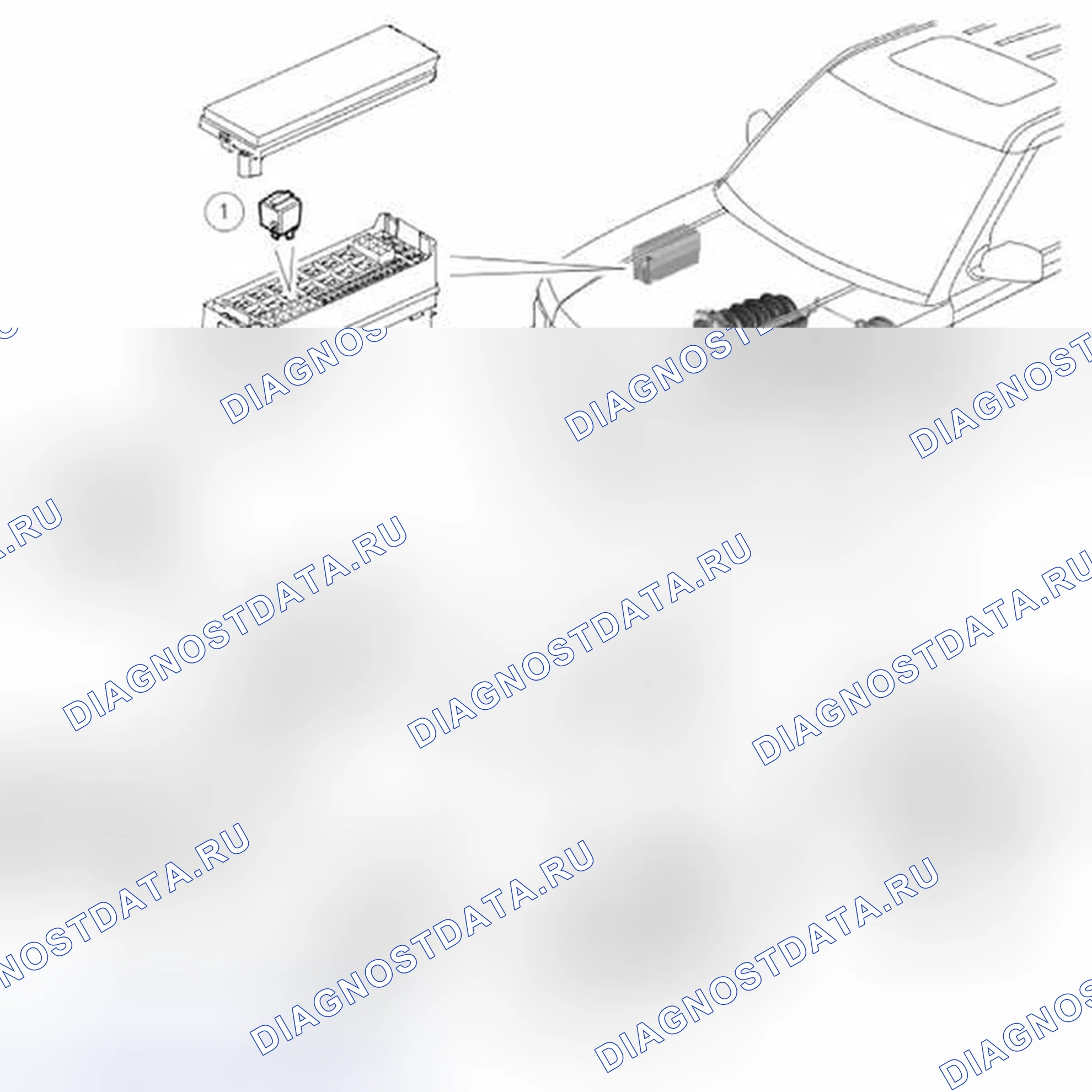 Рис. 55: РАСПОЛОЖЕНИЕ КОМПОНЕНТОВ - 4.4L. Land Rover Range Rover Sport I