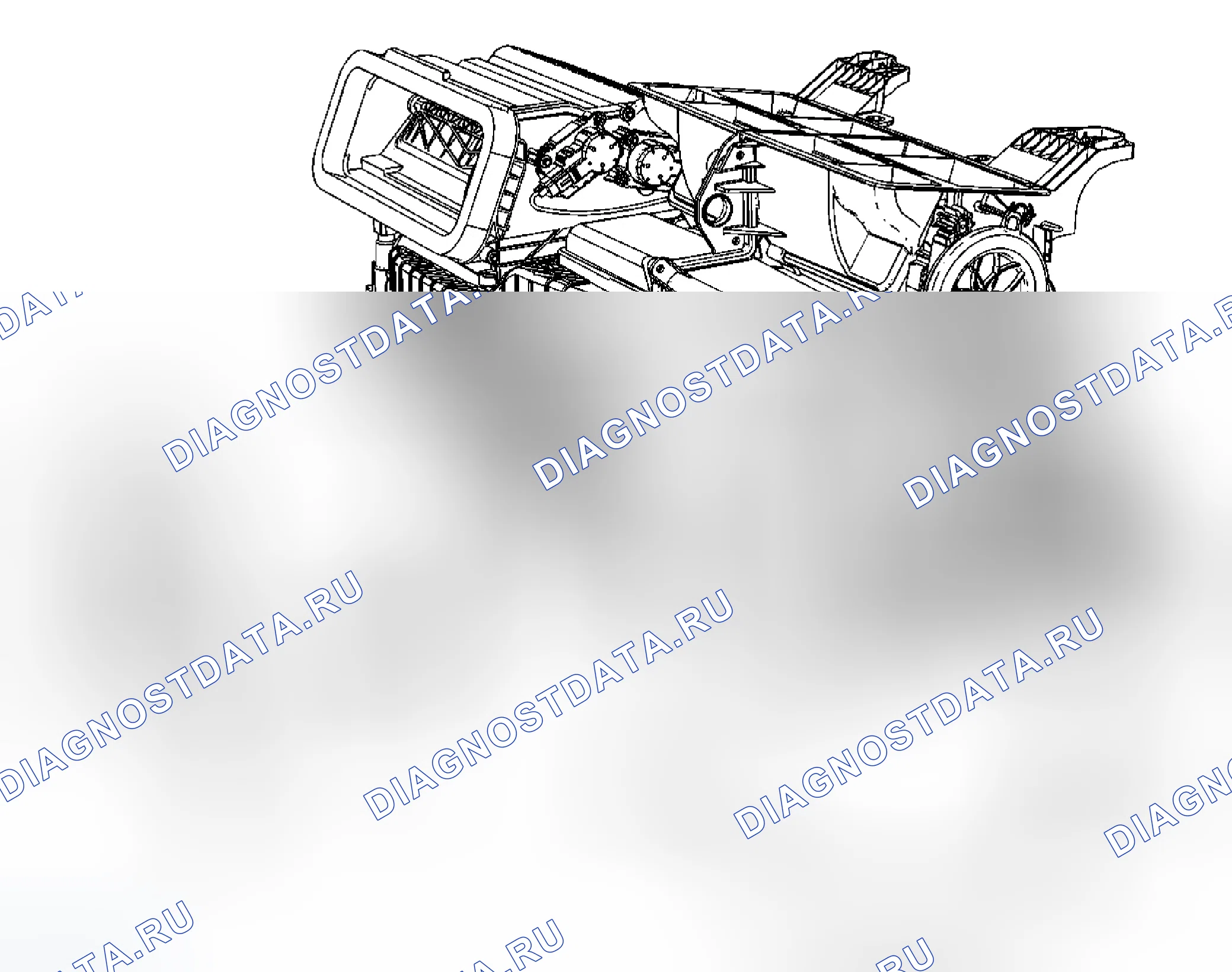 Рис. 12: Замена трубки на выходе из сердечника нагревателя. Cadillac SRX II