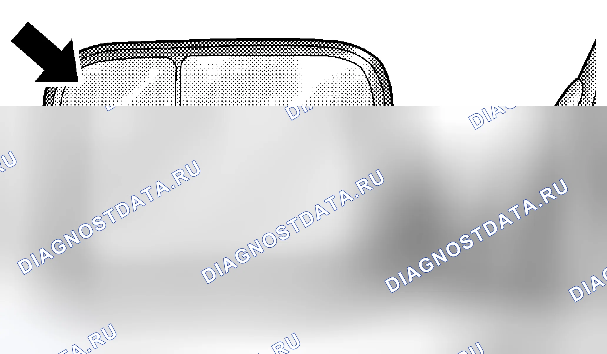 Рис. 15: Зеркала для буксировки прицепа - если они оборудованы. Dodge Cab & Chassis R3500 HD 