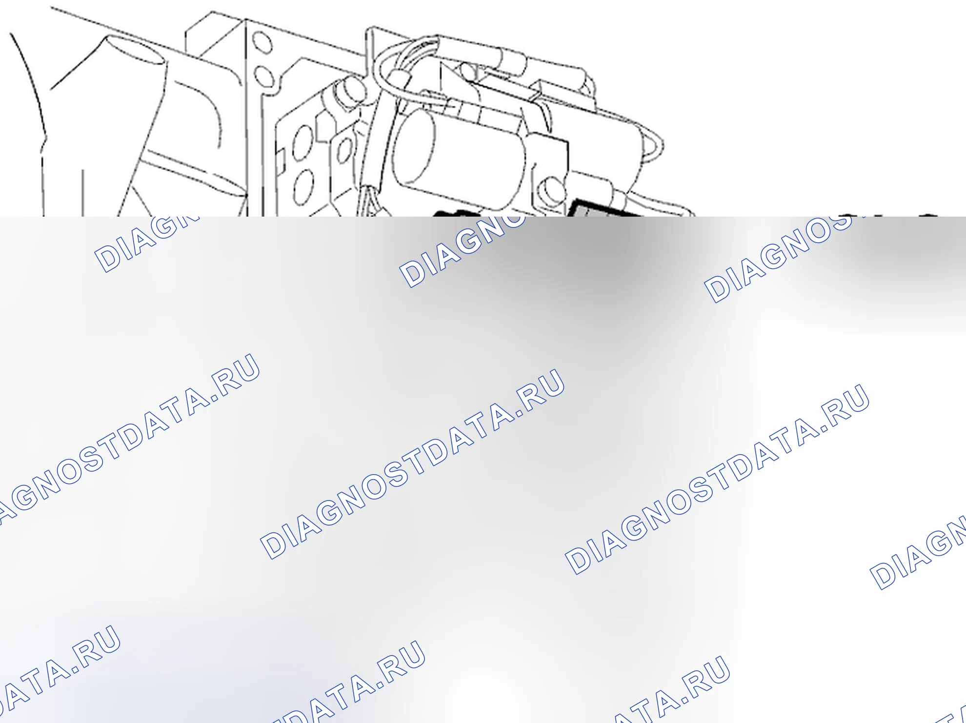 Рис. 488: Соленоид линейного давления, SLS. Volvo S60 I