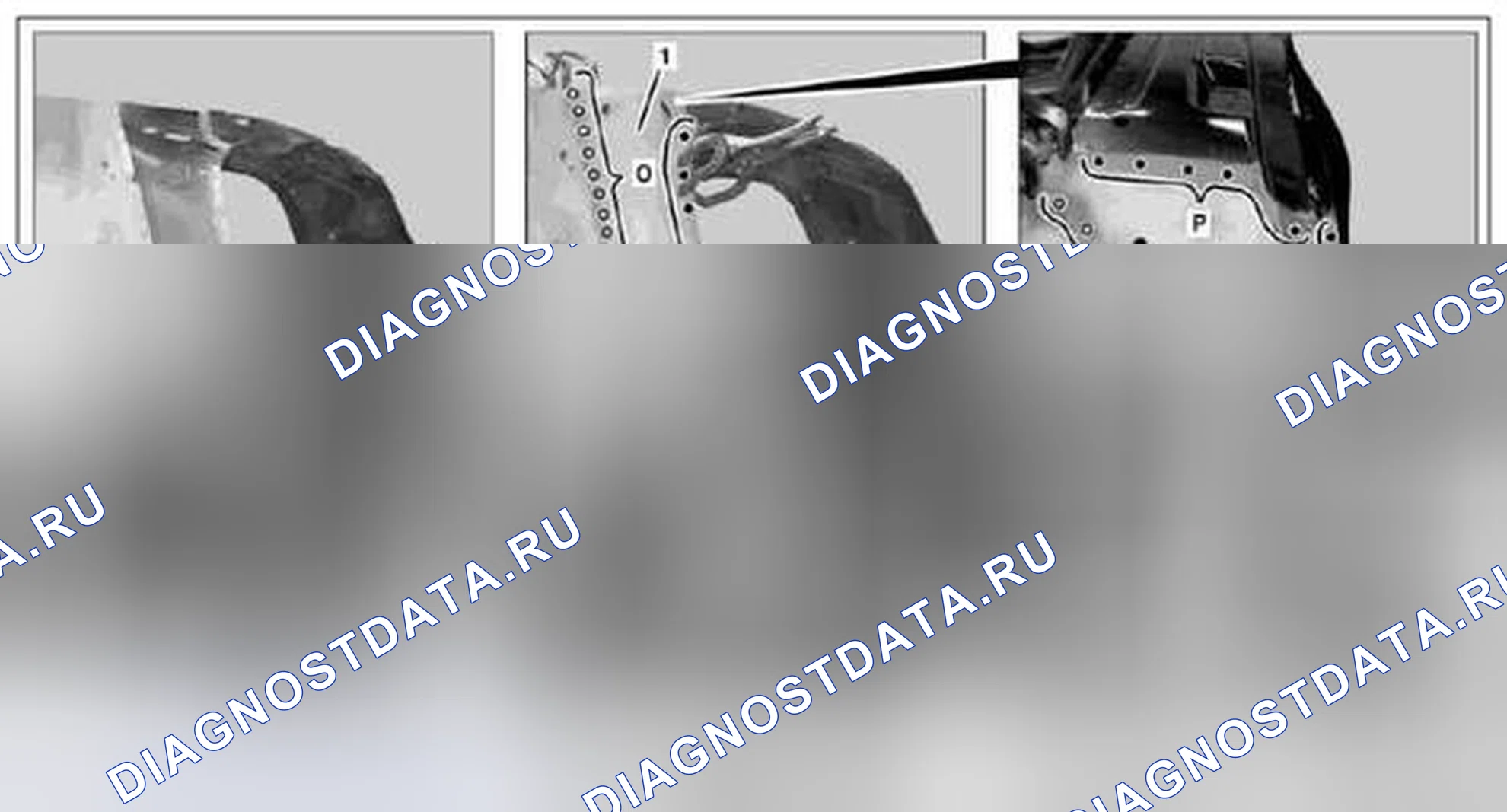 Рис. 268: Установить вставку заднего фонаря и выполнить сварку вх.-AR64.20-P-1061-04MCC. Kia Soul I