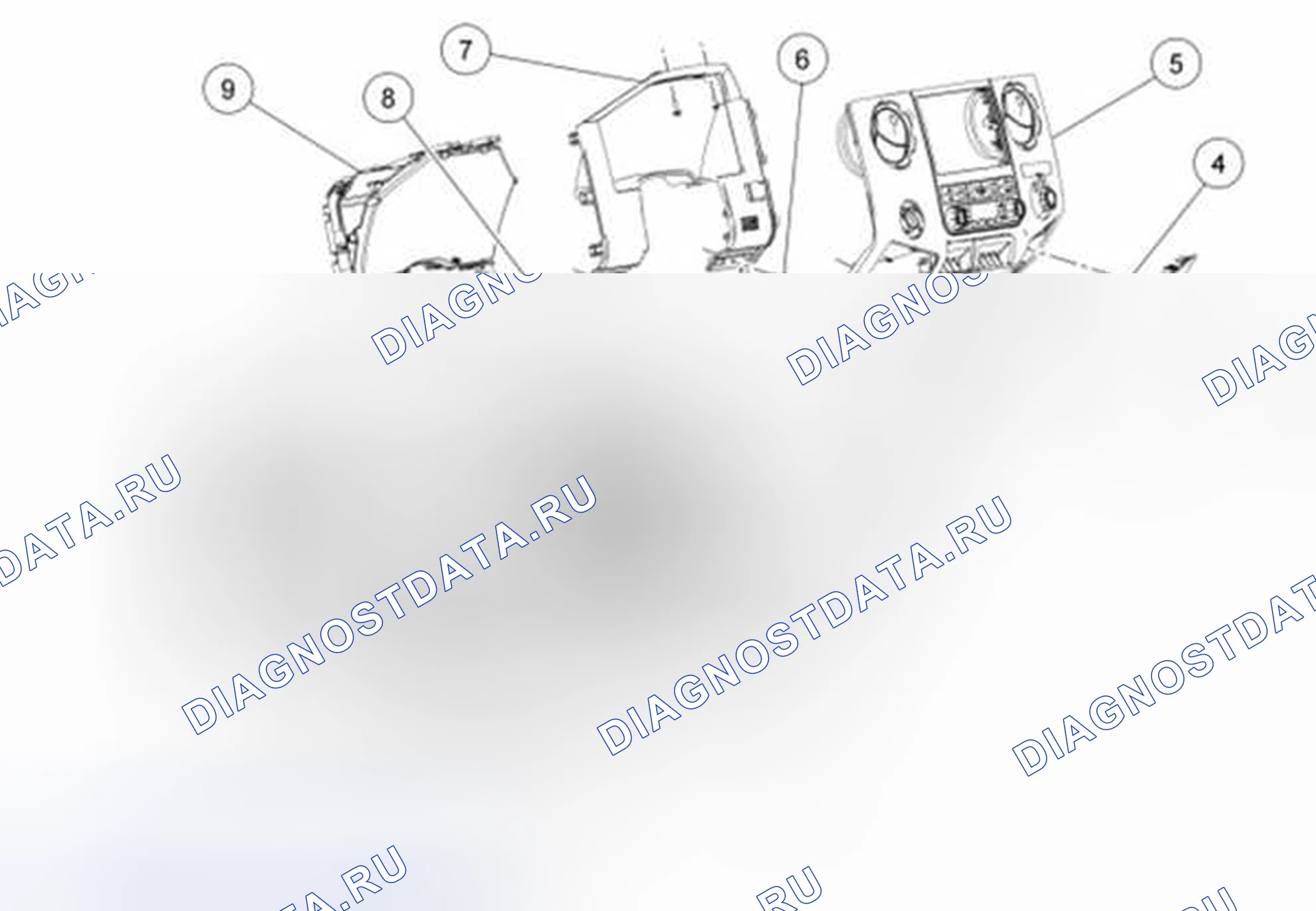 Рис. 60: Приборная панель (IPC). Ford Pickup F250 Super Duty II