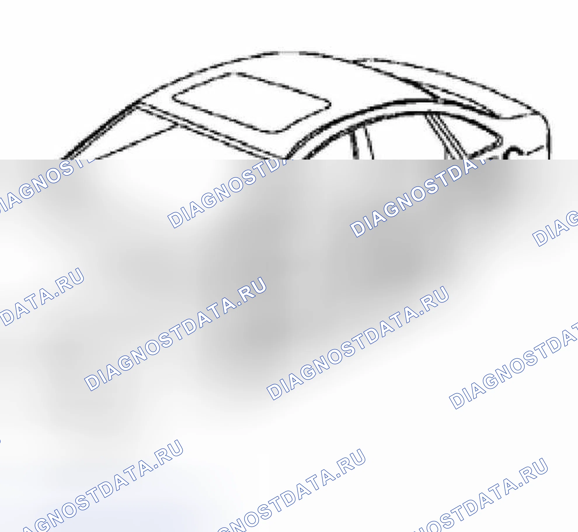 Рис. 1: Размеры щелей панелей. Audi A6 C5 рестайлинг