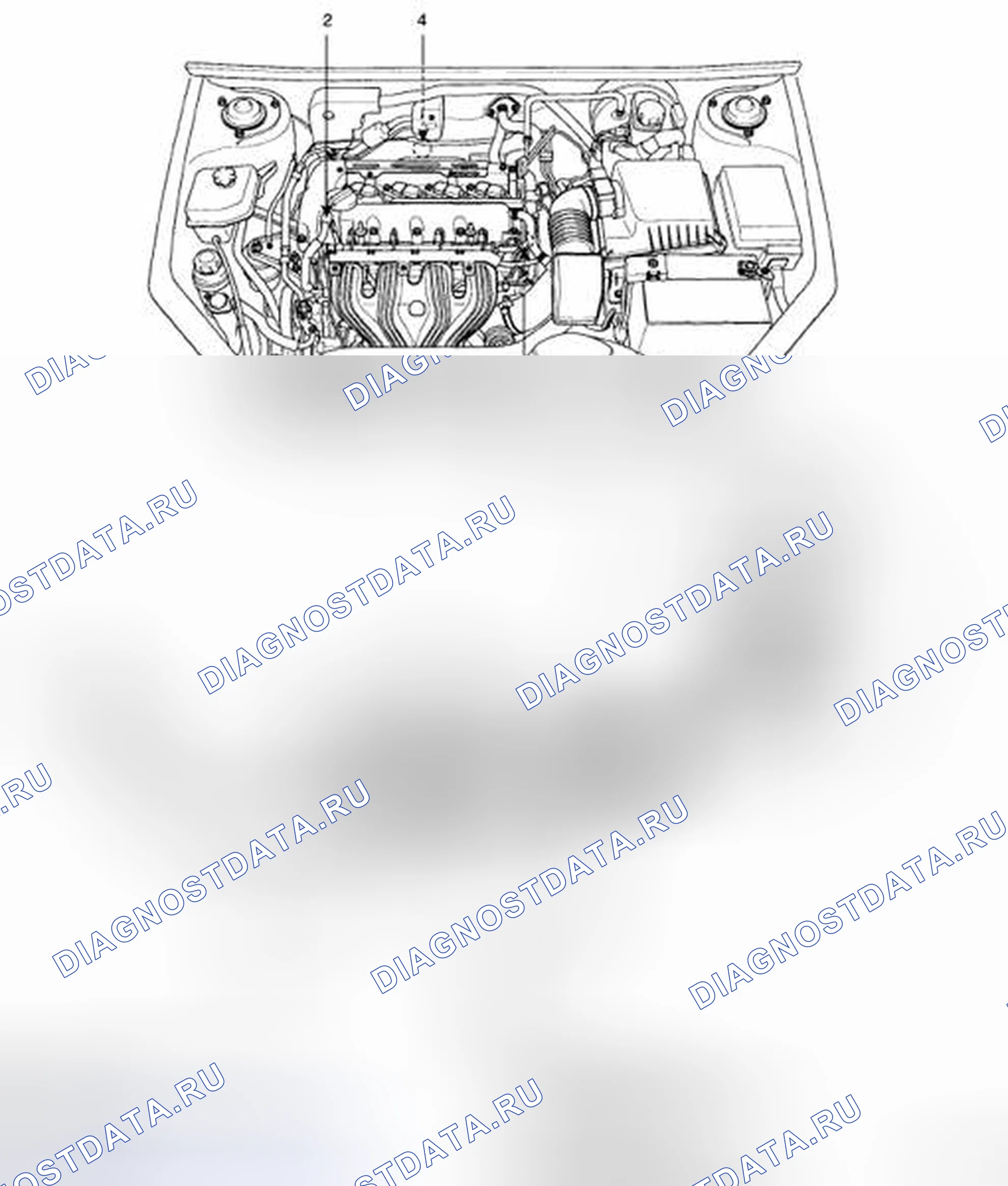 Рис. 1: [2.4 Двойной верхний распредвал (DOHC)]. Kia Magentis II