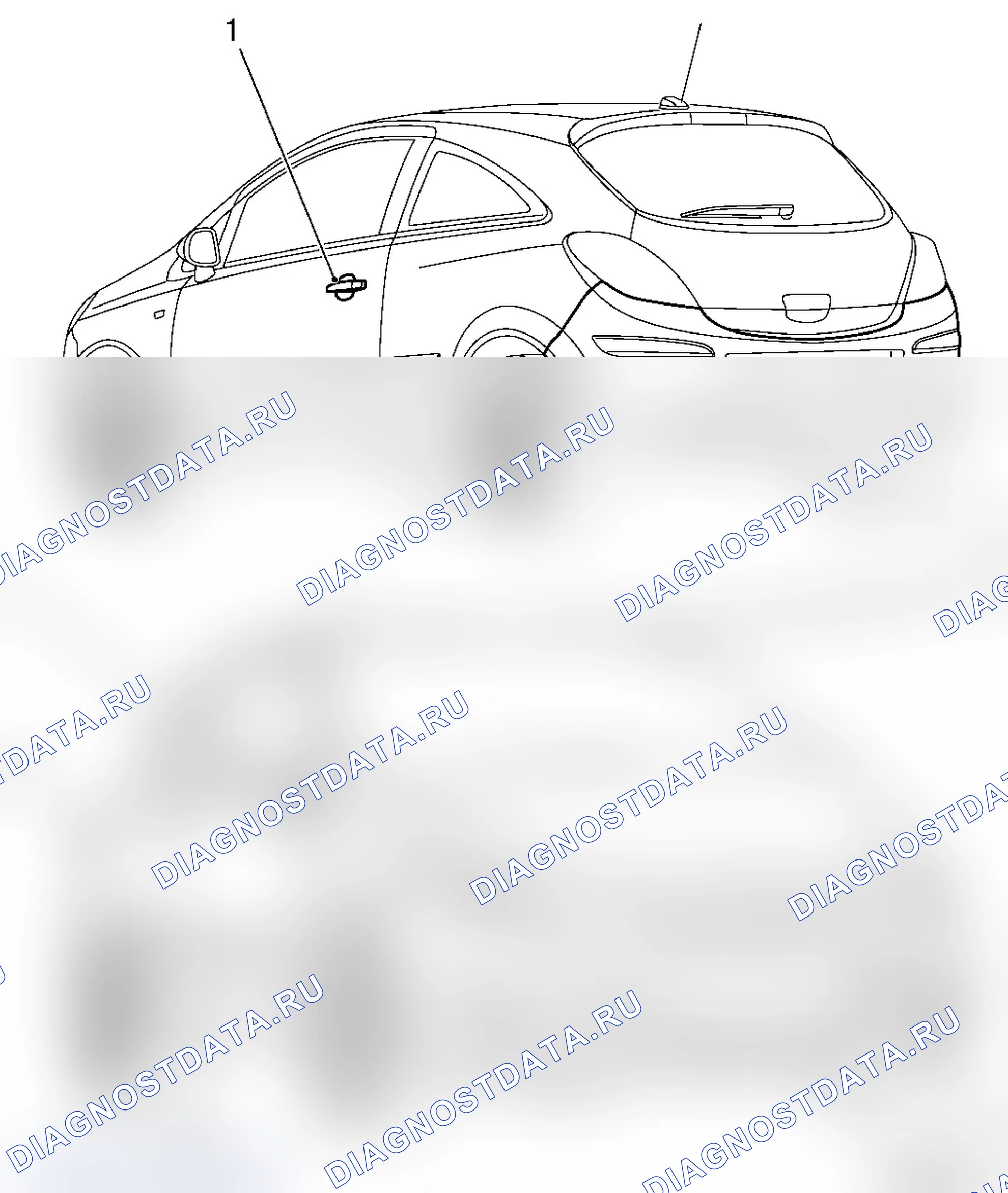 Пластмассовые детали с лакокрасочным покрытием с производства. Opel Corsa D