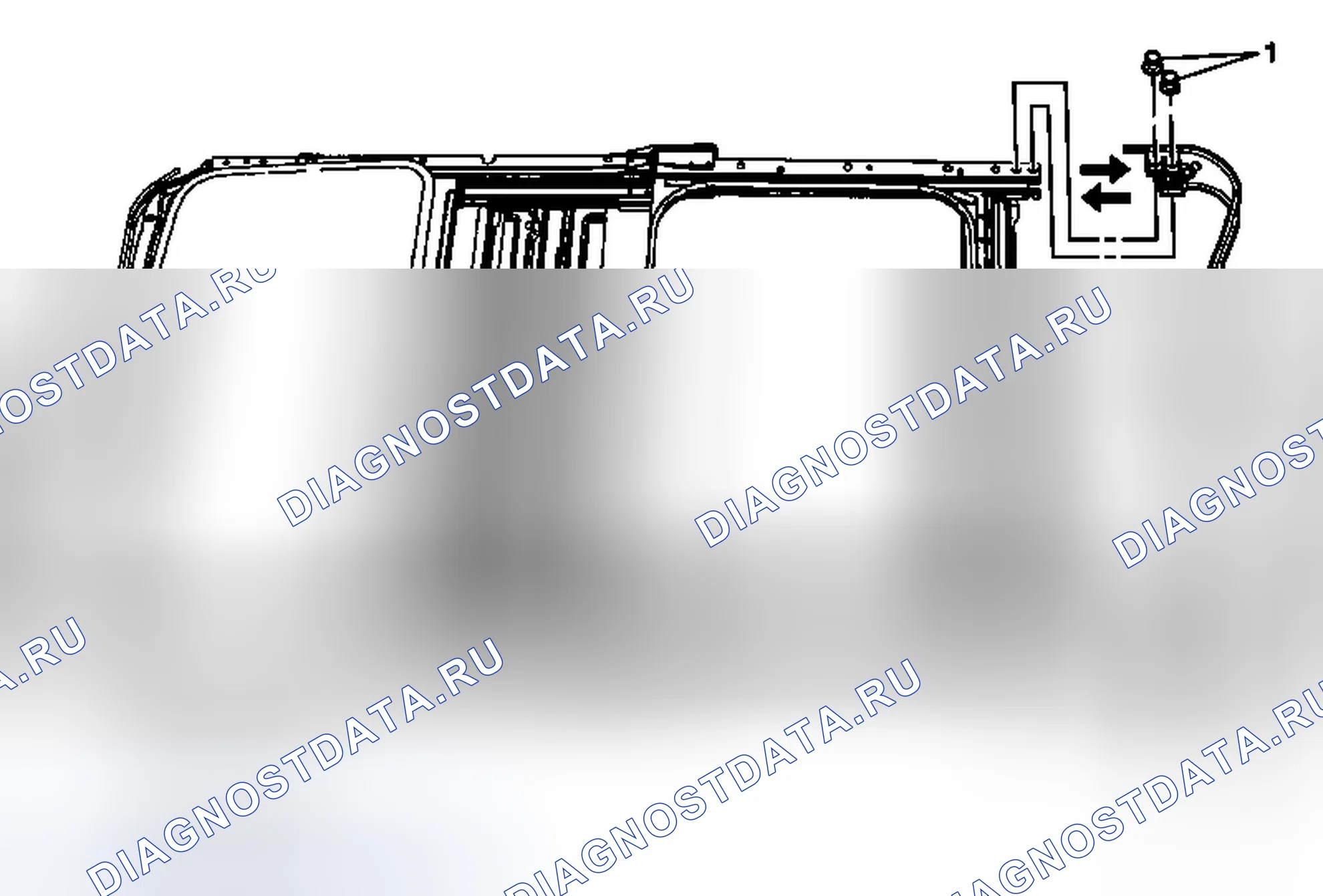 Рис. 10: Замена задней опоры люка люка. Chevrolet Traverse I
