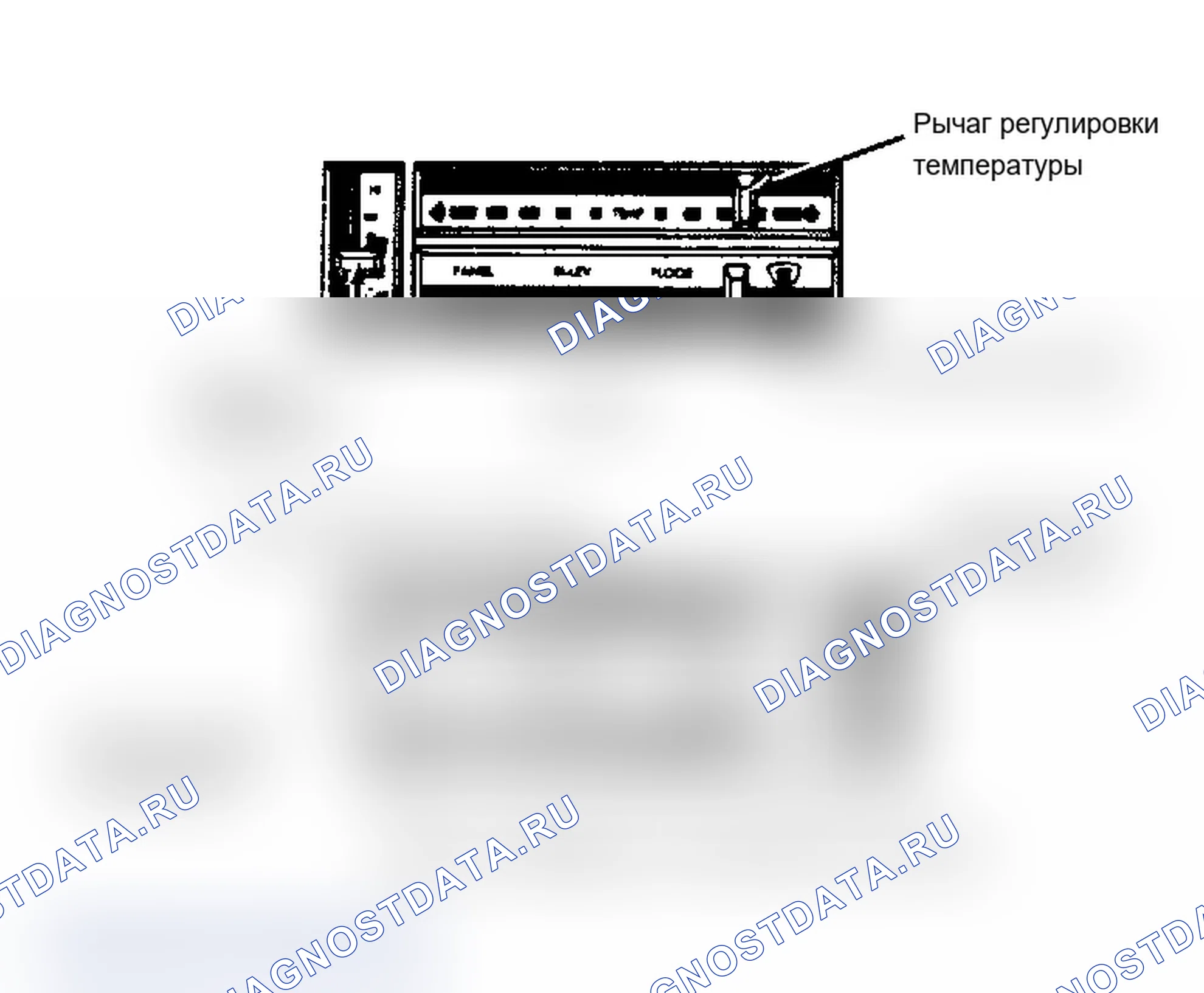 Рис. 1: Переключатель вентиляторов. Dodge Dakota Shelby 
