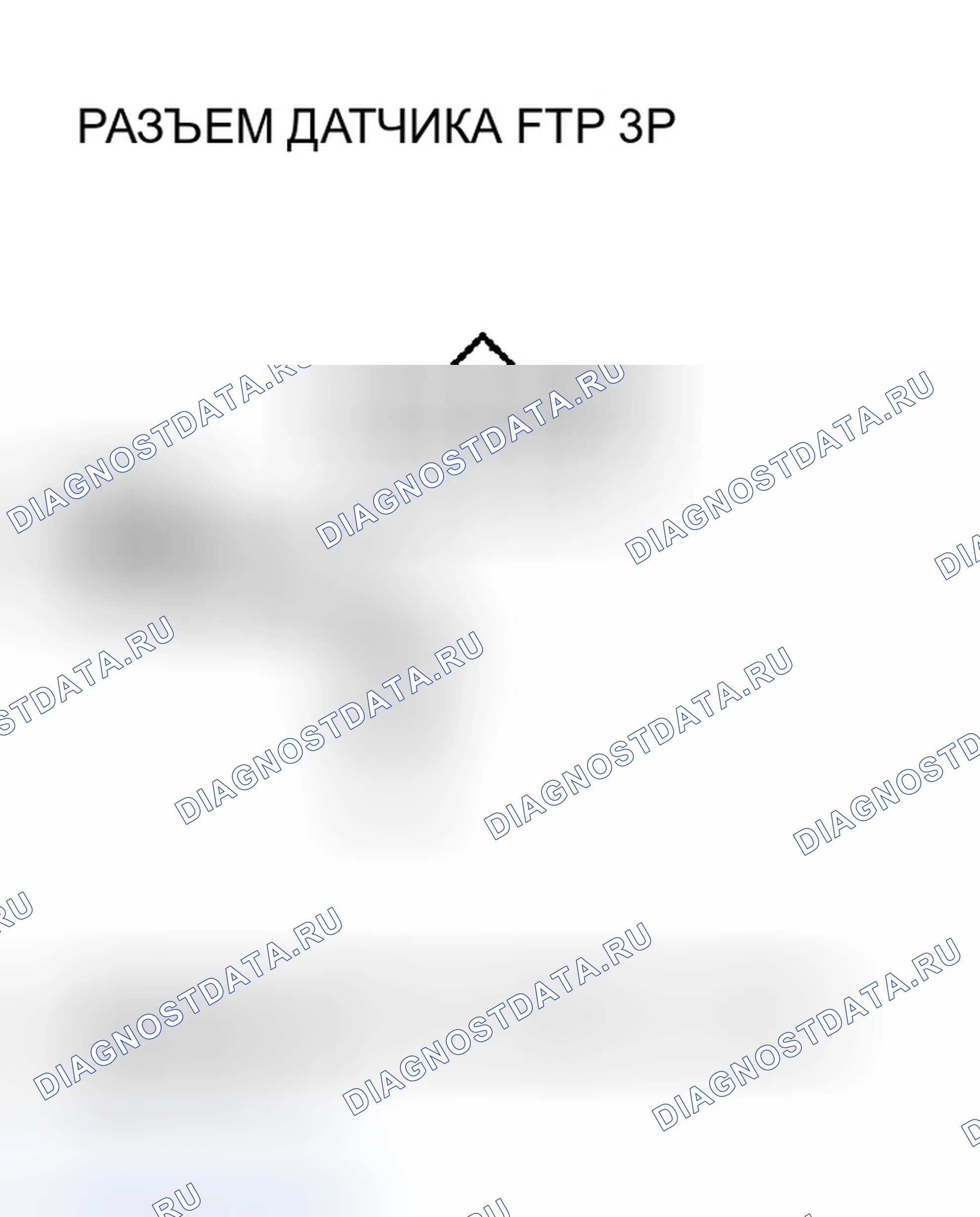 Рис. 18: расшифровка кода ошибки P0452: Низковольтная цепь датчика FTP (модели 2005-2006). Honda Element YH2