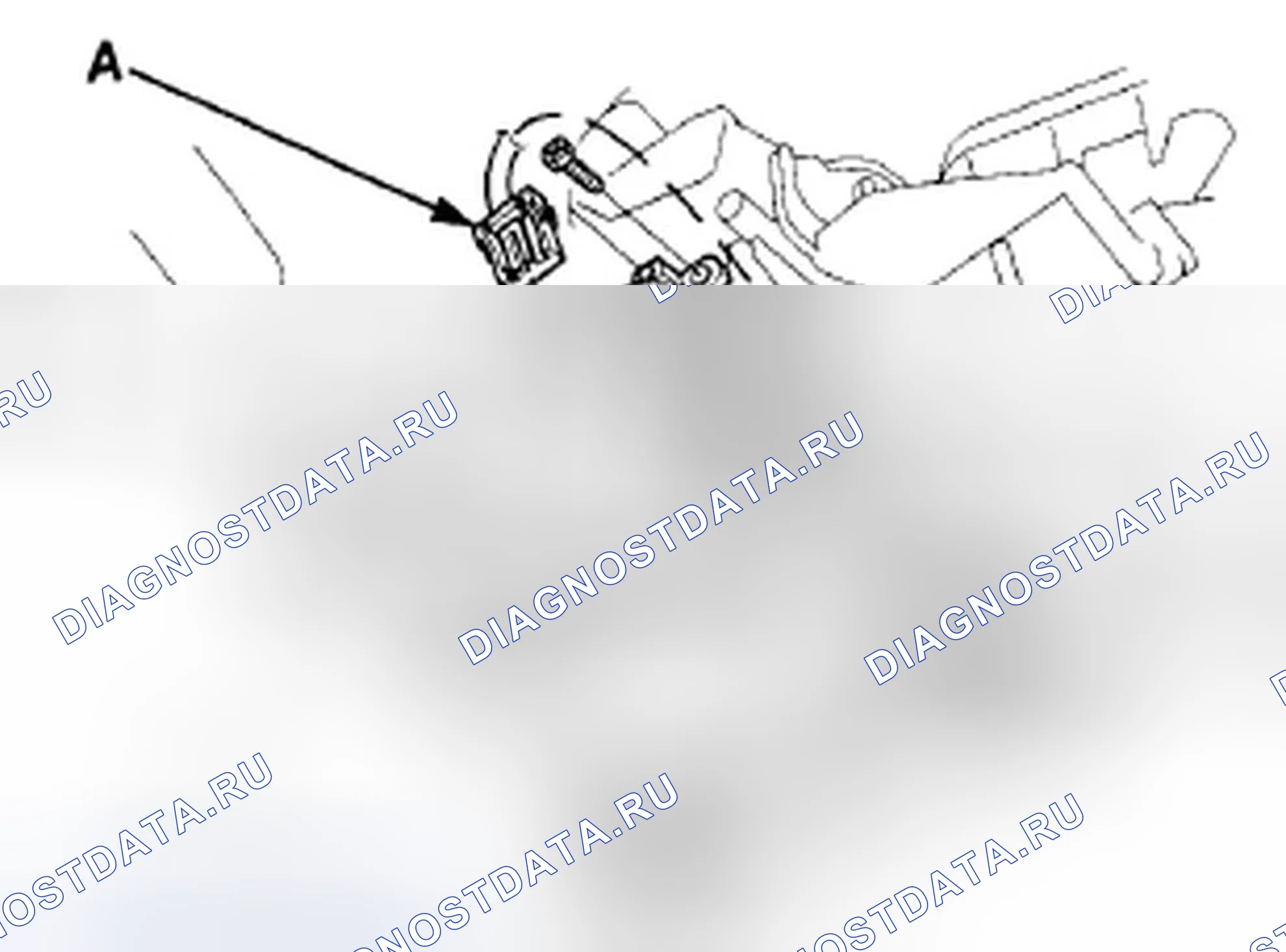Рис. 86: Замена мотора управления воздушной смесью. Honda Accord VIII