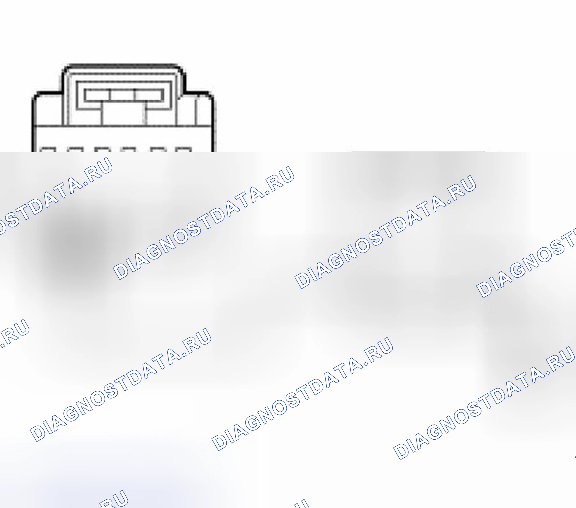 Рис. 280: диагностический тест W: НЕТ СВЯЗИ С МОДУЛЕМ ДВЕРИ ВОДИТЕЛЯ (DDM). Hyundai ix25 II