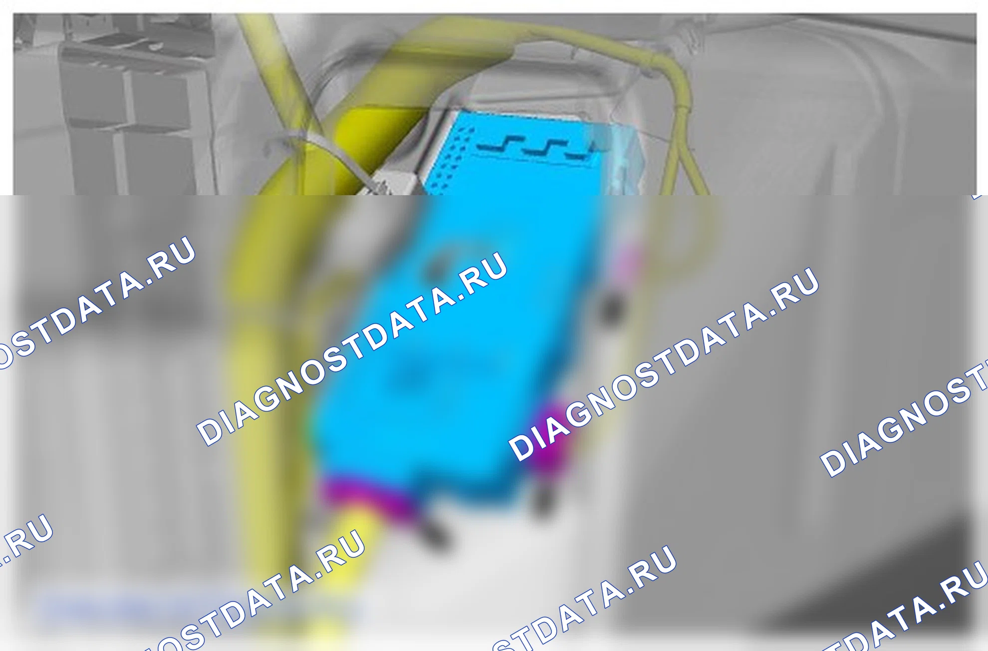 Как снять и установить модуль прицепа (TRM). Ford Grand C-MAX II