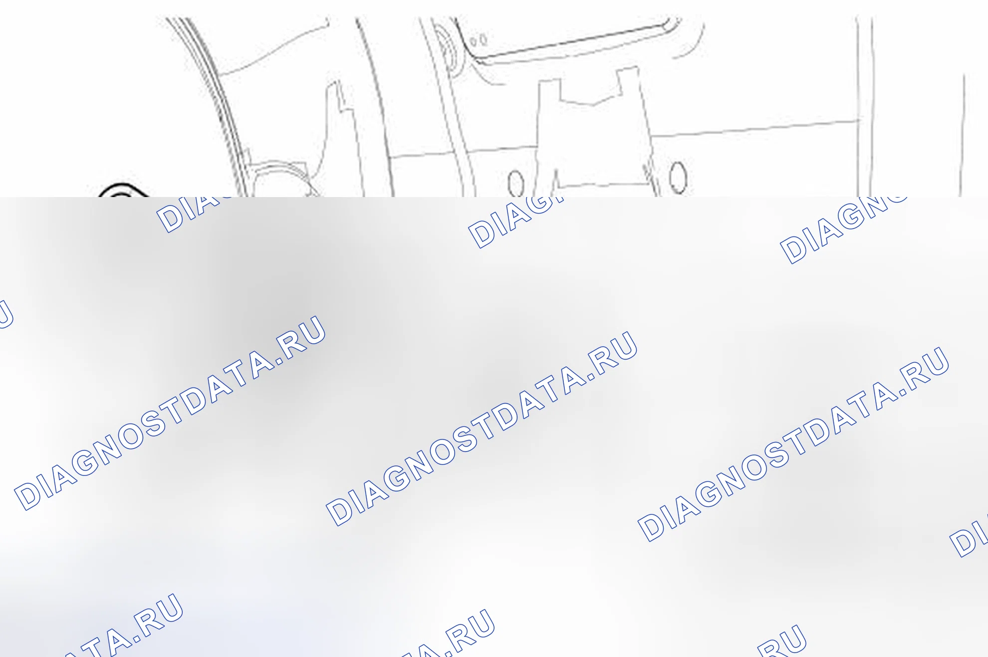 Рис. 42: Защелка крышки багажного отделения. Hyundai Lafesta I