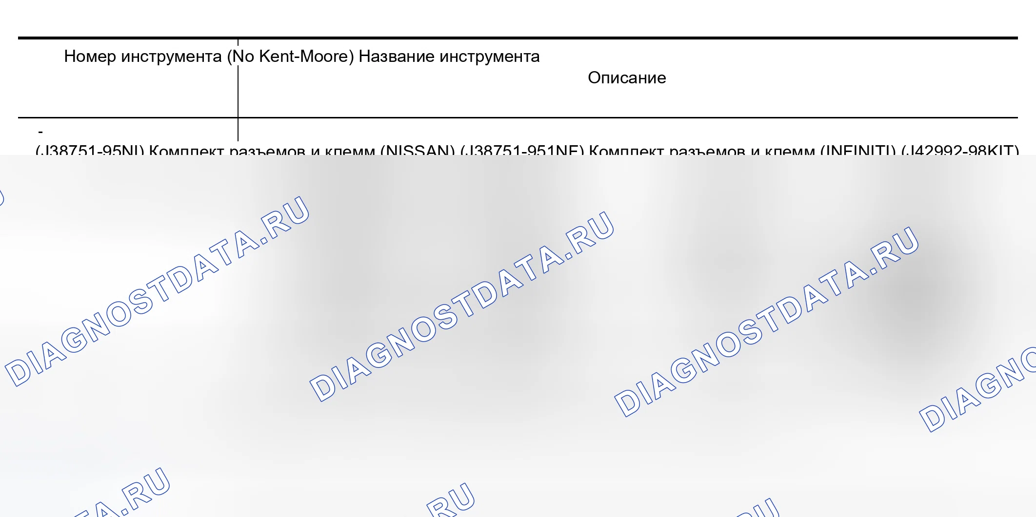 Рис. 285: КОМПЛЕКТ КОНТАКТОВ РАЗЪЕМА И КЛЕММЫ. Infiniti G35 III