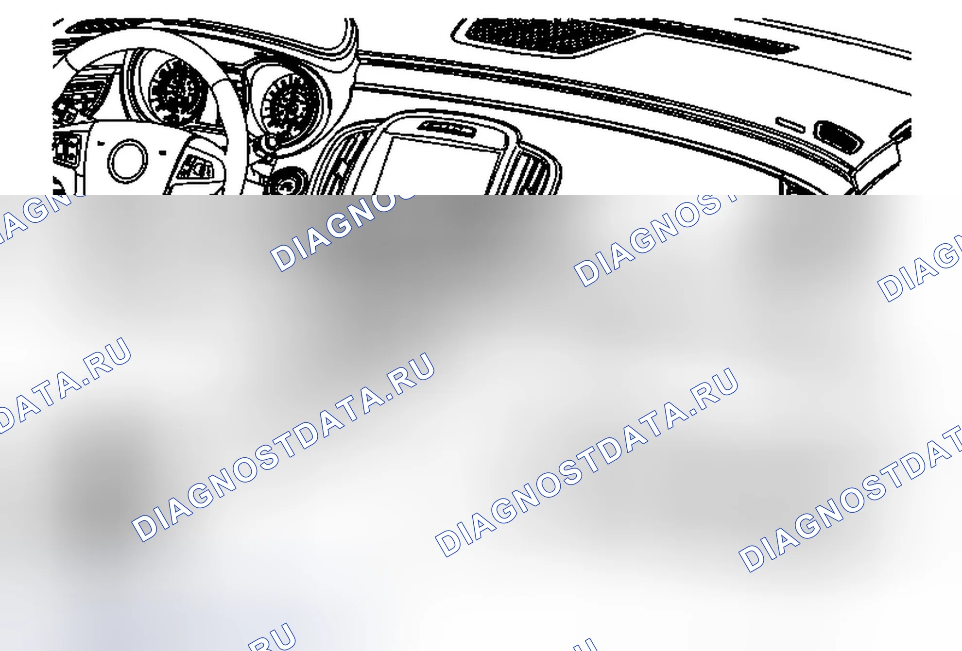 Рис. 55: Замена панели изолятора приборной панели - правая сторона. Buick LaCrosse II рестайлинг