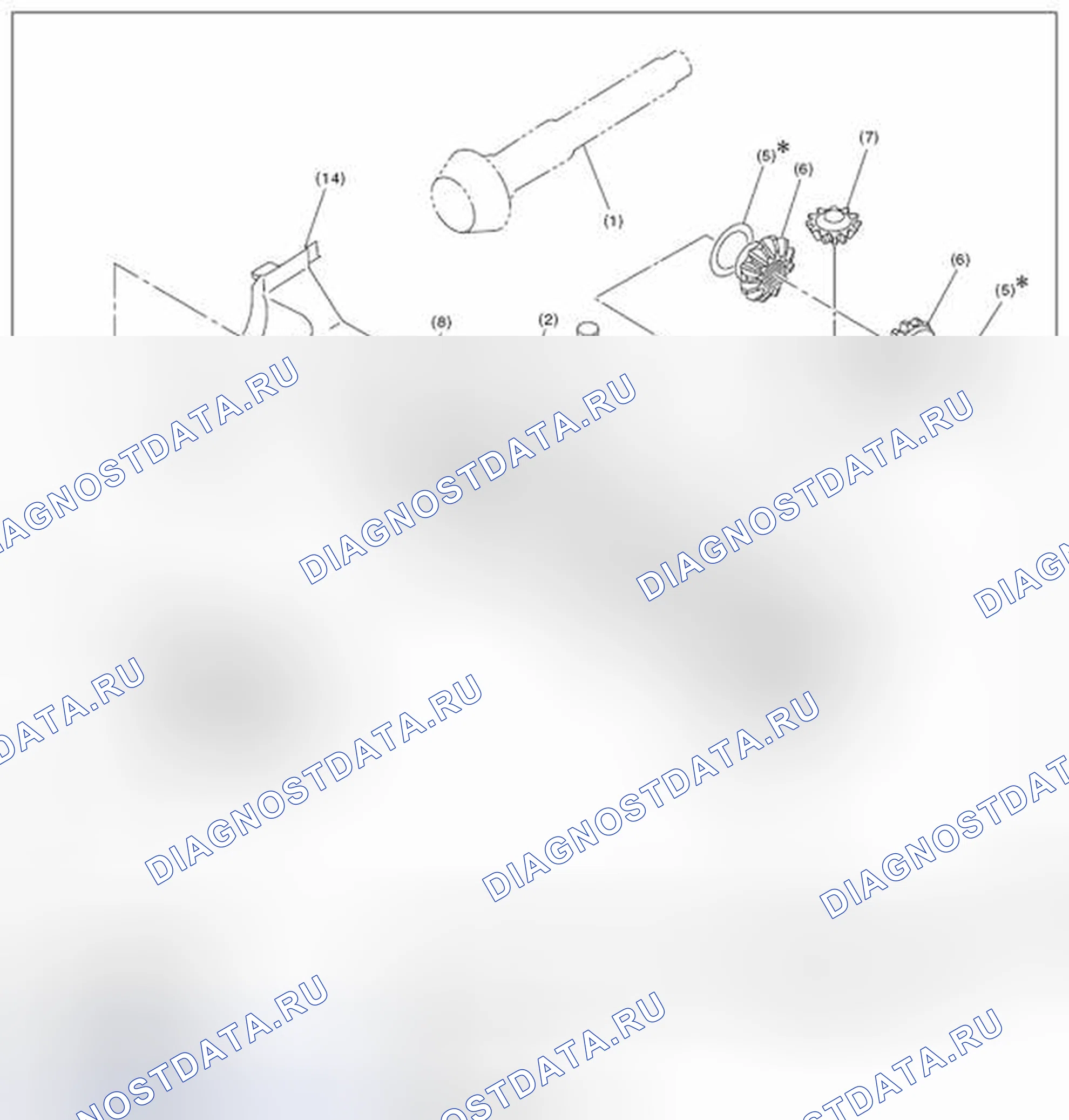 Рис. 27: ПЕРЕДНИЙ ДИФФЕРЕНЦИАЛ. Subaru Legacy BM/BR рестайлинг