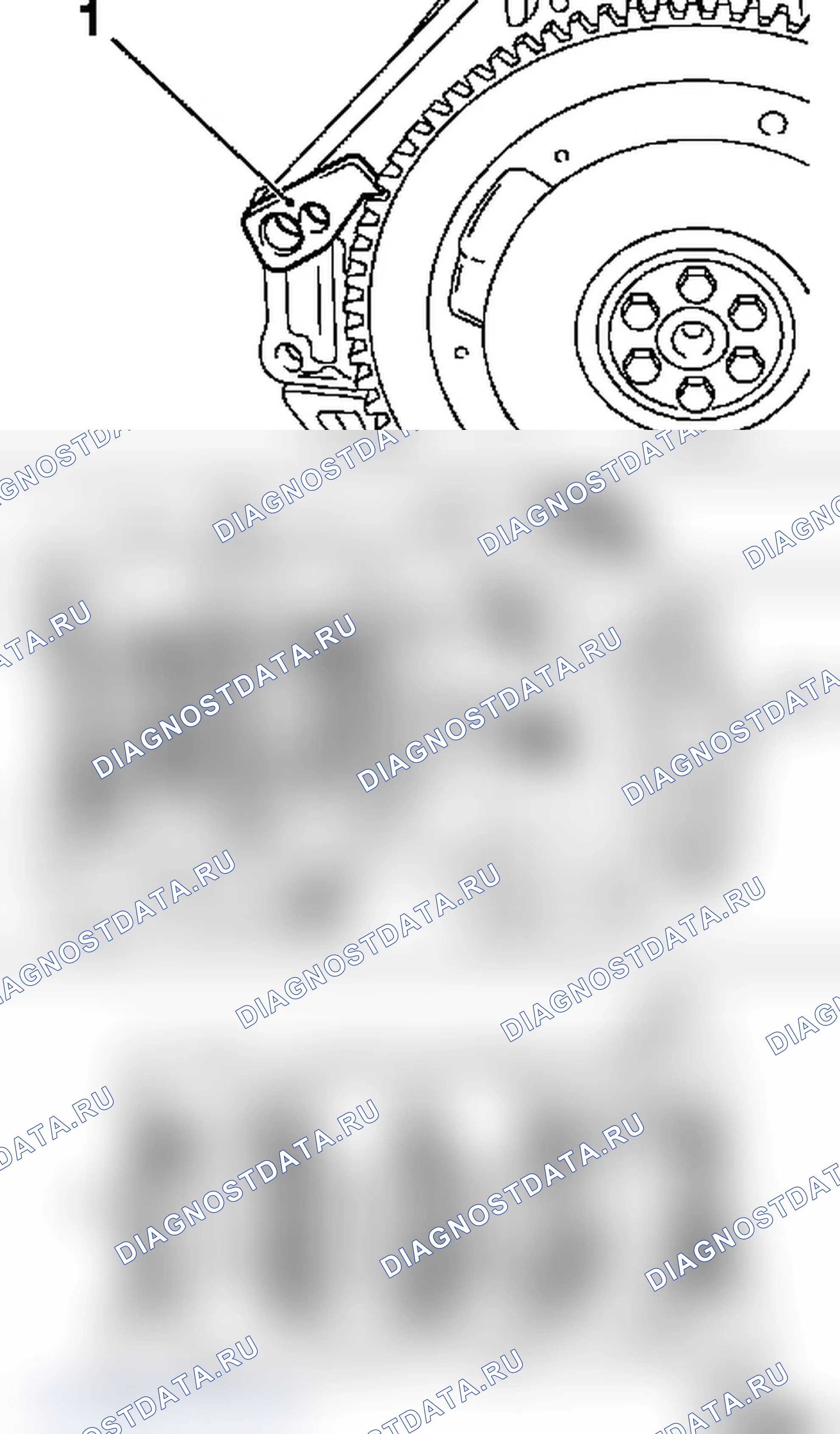 Демонтаж и установка коленвала. Opel Zafira B