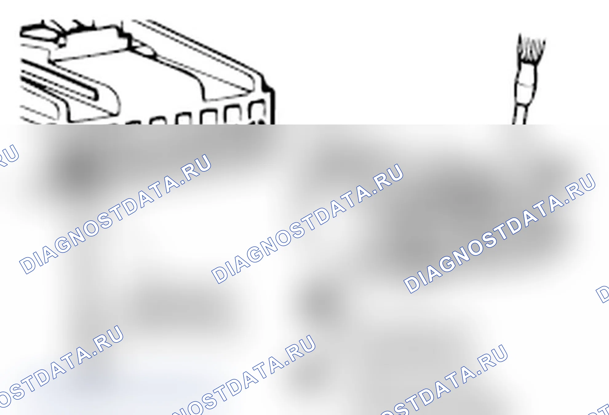 Рис. 4: РАЗЪЕМ КОМПЬЮТЕРА. Mitsubishi Lancer Ralliart X