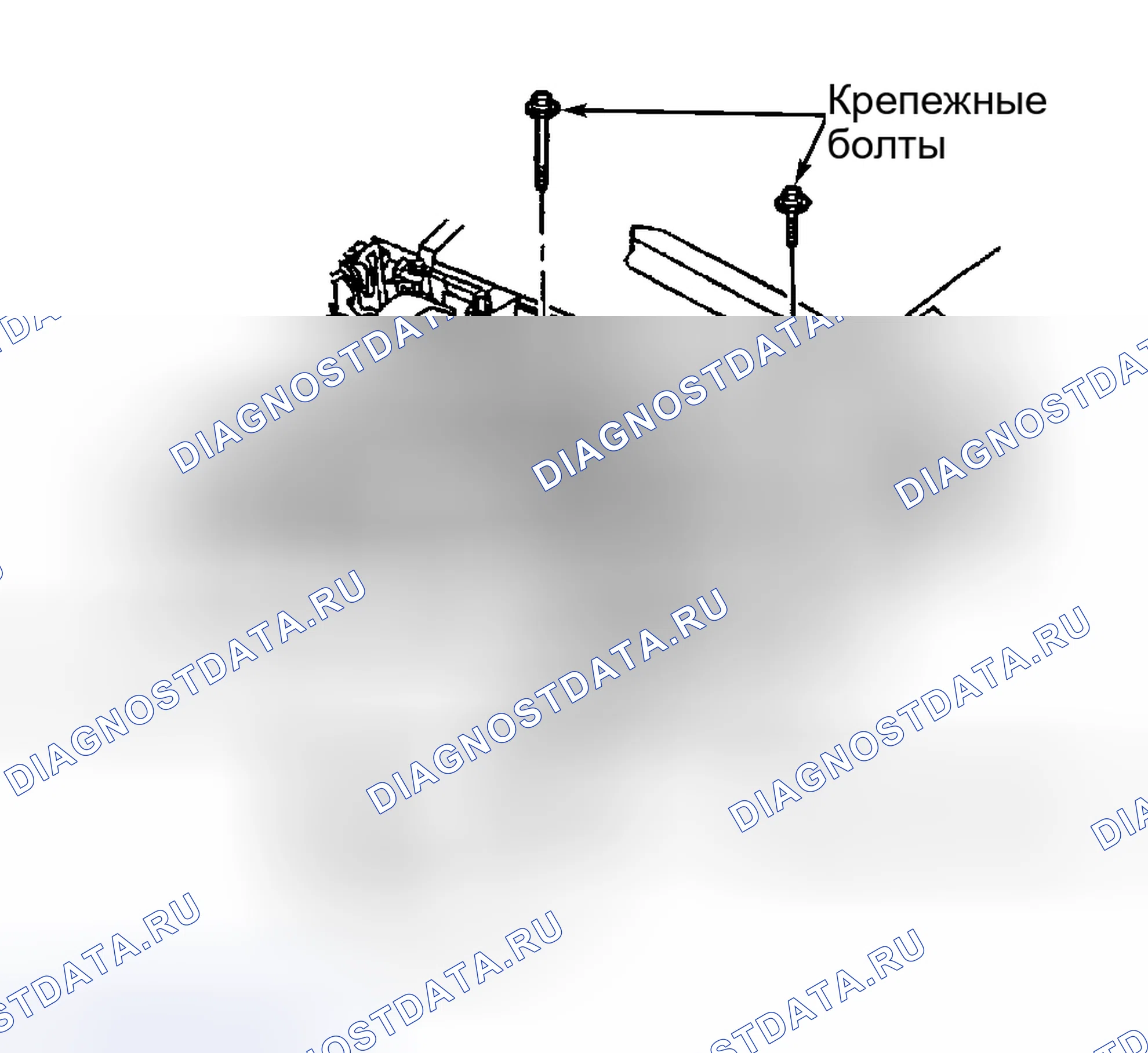 Рис. 34: Демонтаж и монтаж. Hyundai Terracan I
