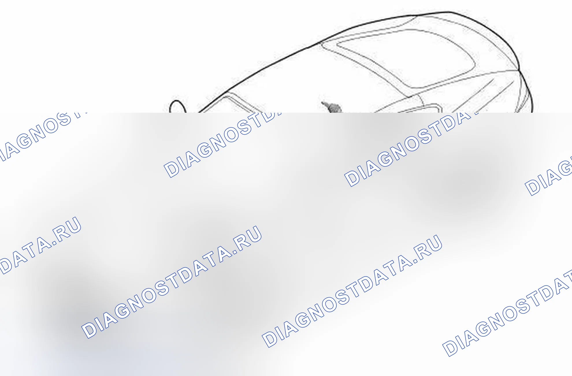 Рис. 9: РАСПОЛОЖЕНИЕ КОМПОНЕНТОВ. Jaguar XKR II рестайлинг