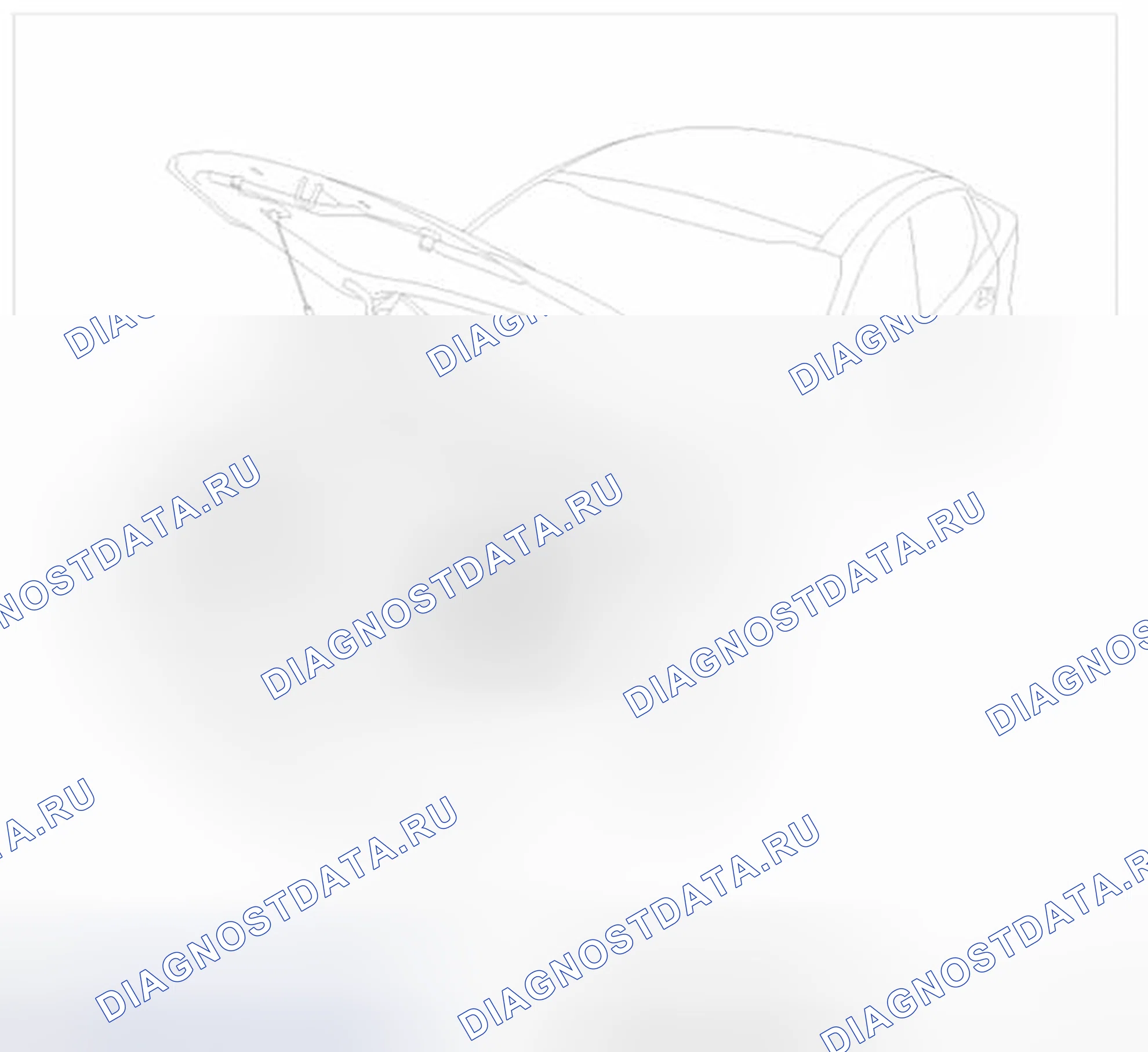 Рис. 55: Расположение предупредительных/предупреждающих надписей. Kia Optima III