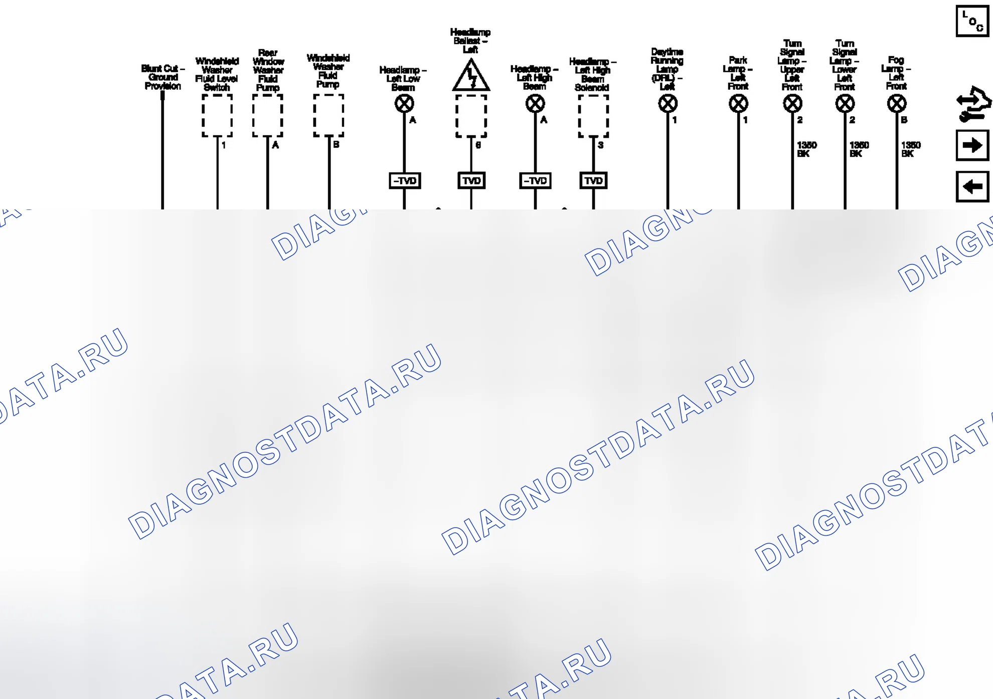 Рис. 57: G101, G103 и G113 (WDA). Buick Enclave I