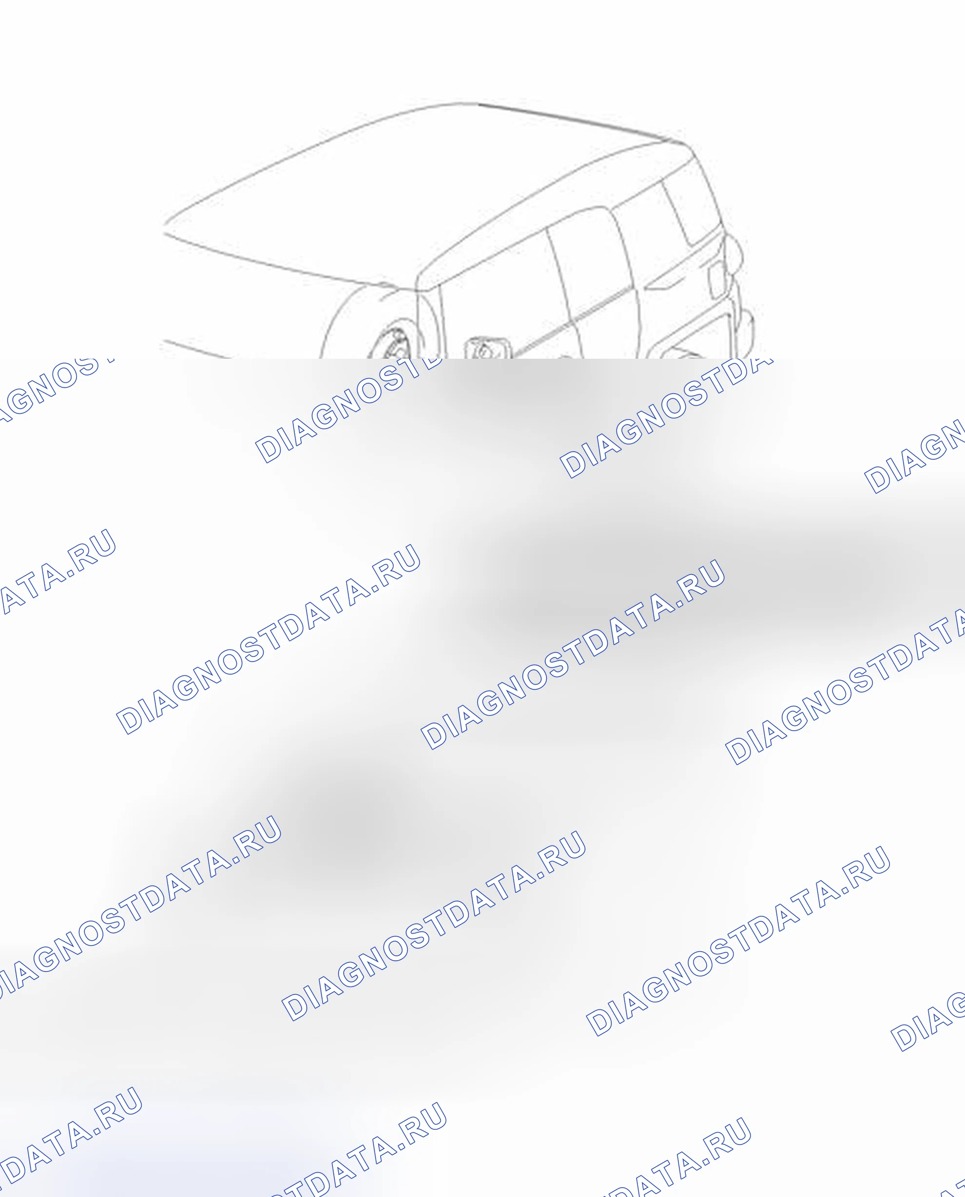 Рис. 283: ИЛЛЮСТРАЦИЯ. Toyota FJ Cruiser I