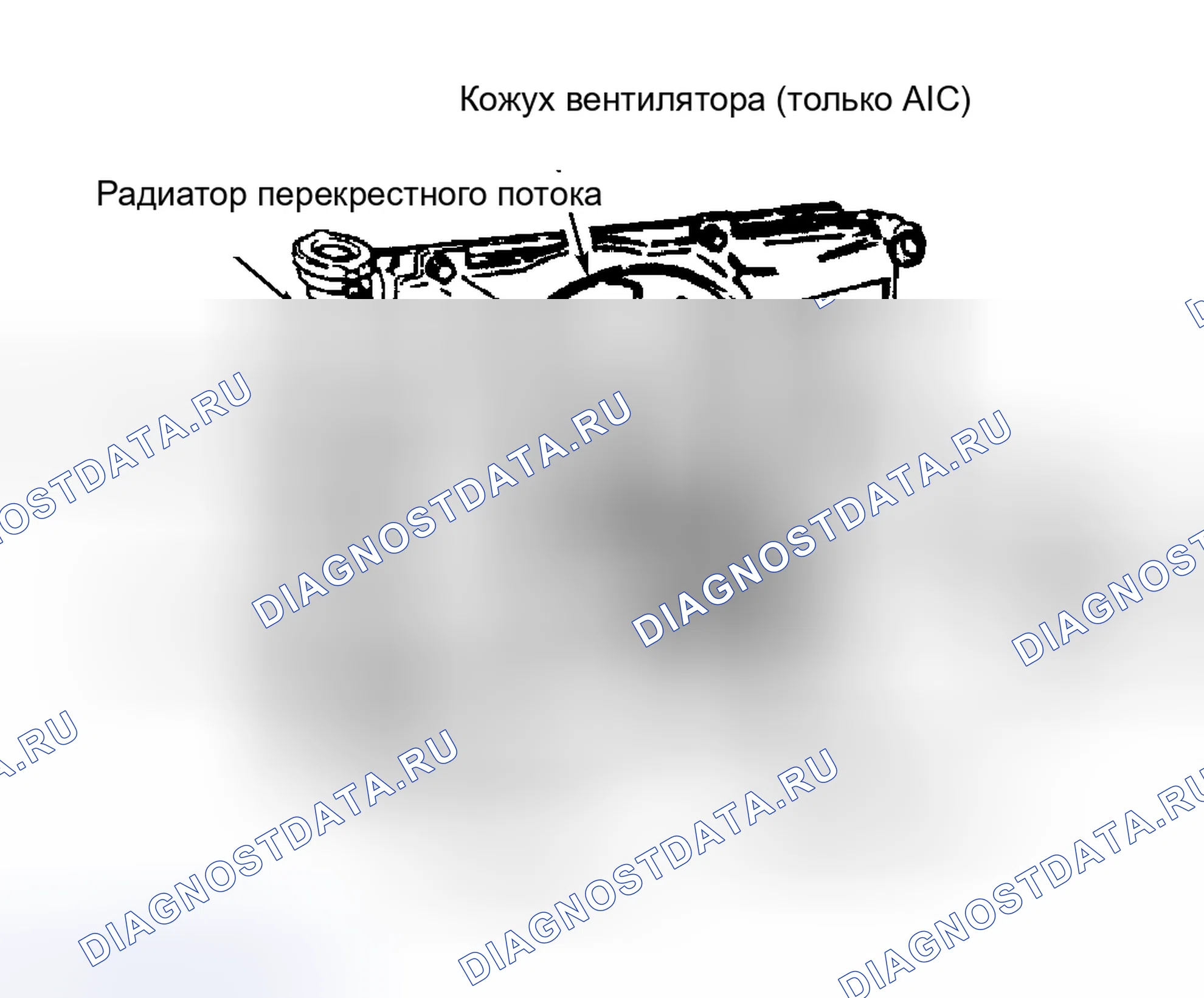 Рис. 2: Типичный термостатически управляемый электрический вентилятор. Peugeot 505 I