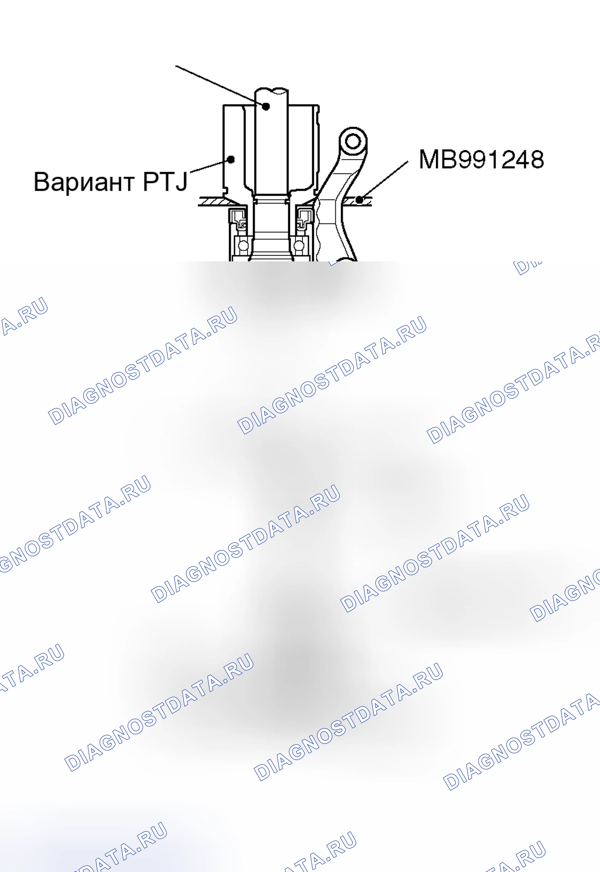 Рис. 24: < < B > > ДЕМОНТАЖ ВНУТРЕННЕГО ВАЛА < Fwd-правый >. Honda Envix I