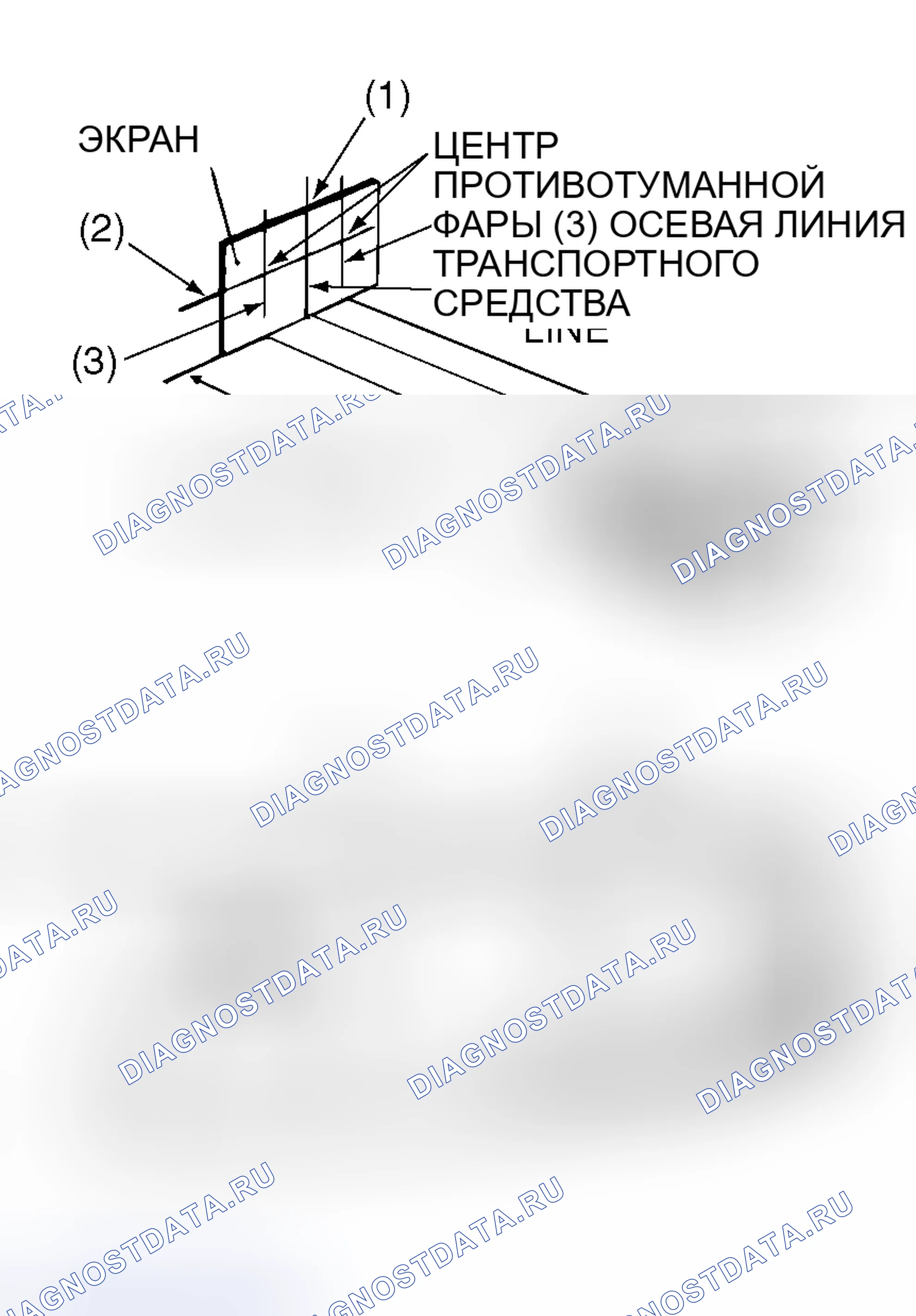 Рис. 305: ИНСТРУКЦИИ ПО ПРЕДВАРИТЕЛЬНОМУ ПРИЦЕЛИВАНИЮ. Mitsubishi Lancer Evolution IX