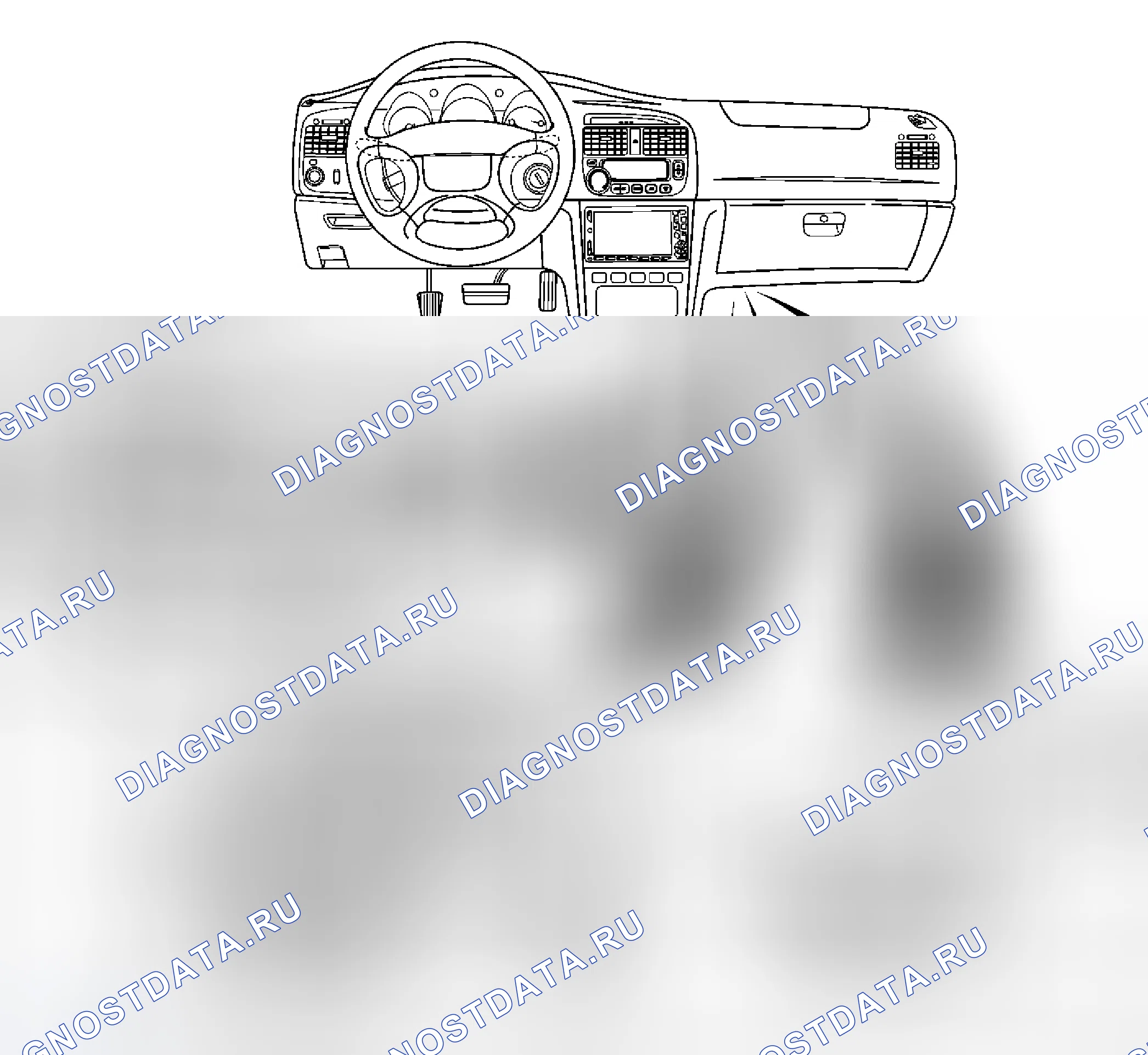 Рис. 6: Виды компонентов ОВК. Chevrolet Epica pre-I