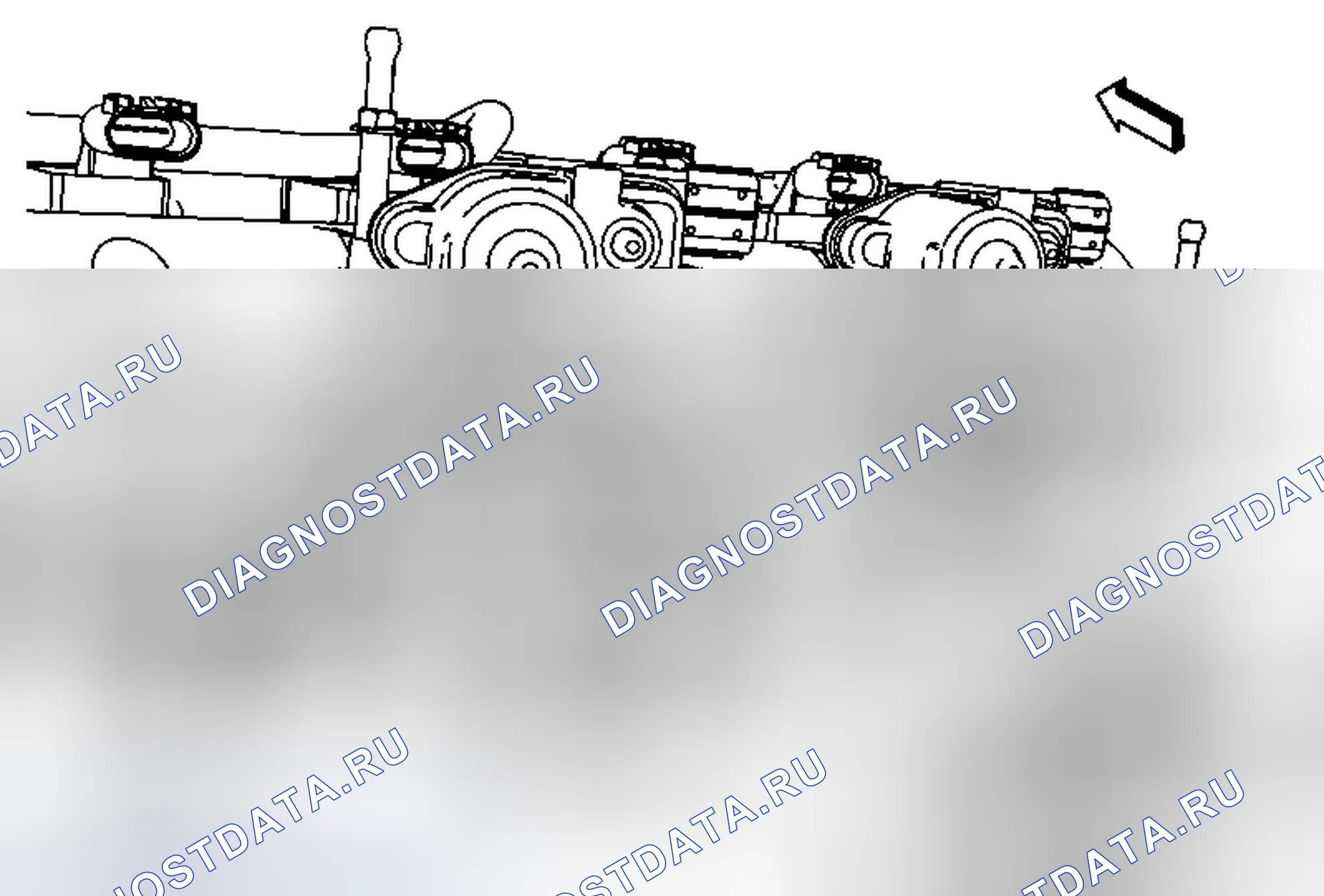 Рис. 12: Замена кронштейна обратного клапана впрыска вторичного воздуха. Chevrolet Malibu VIII рестайлинг