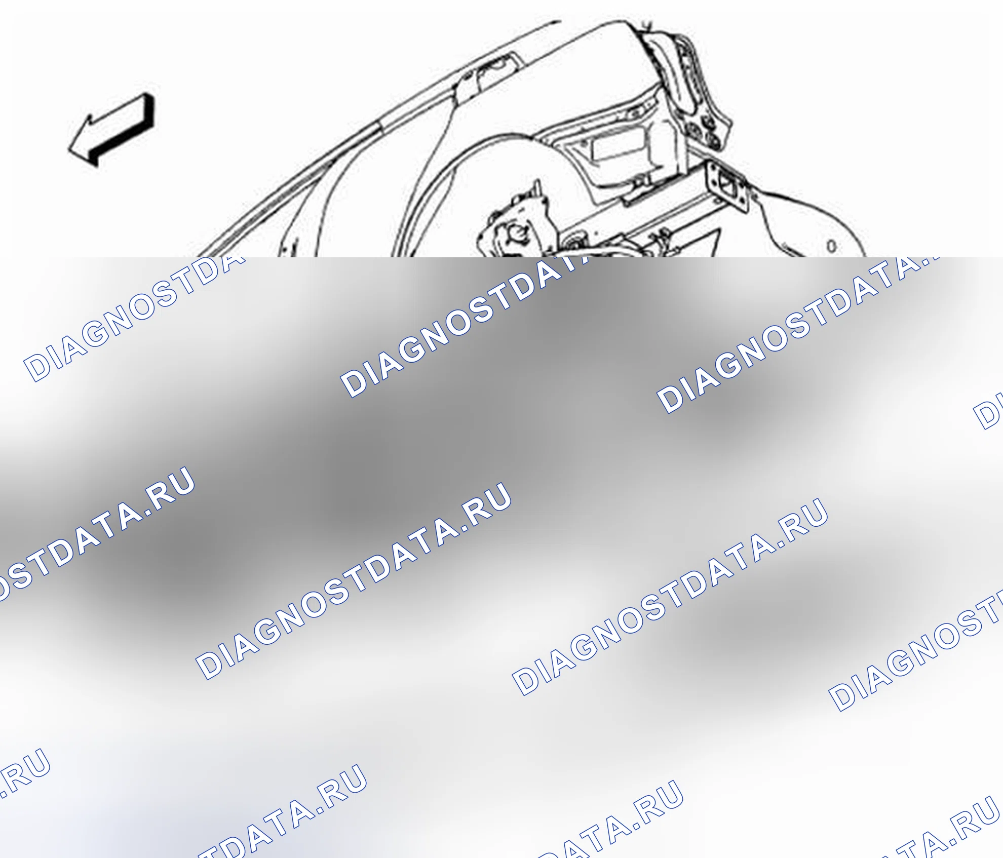 Рис. 9: Замена глушителя выхлопа (LAU). Kia Optima I