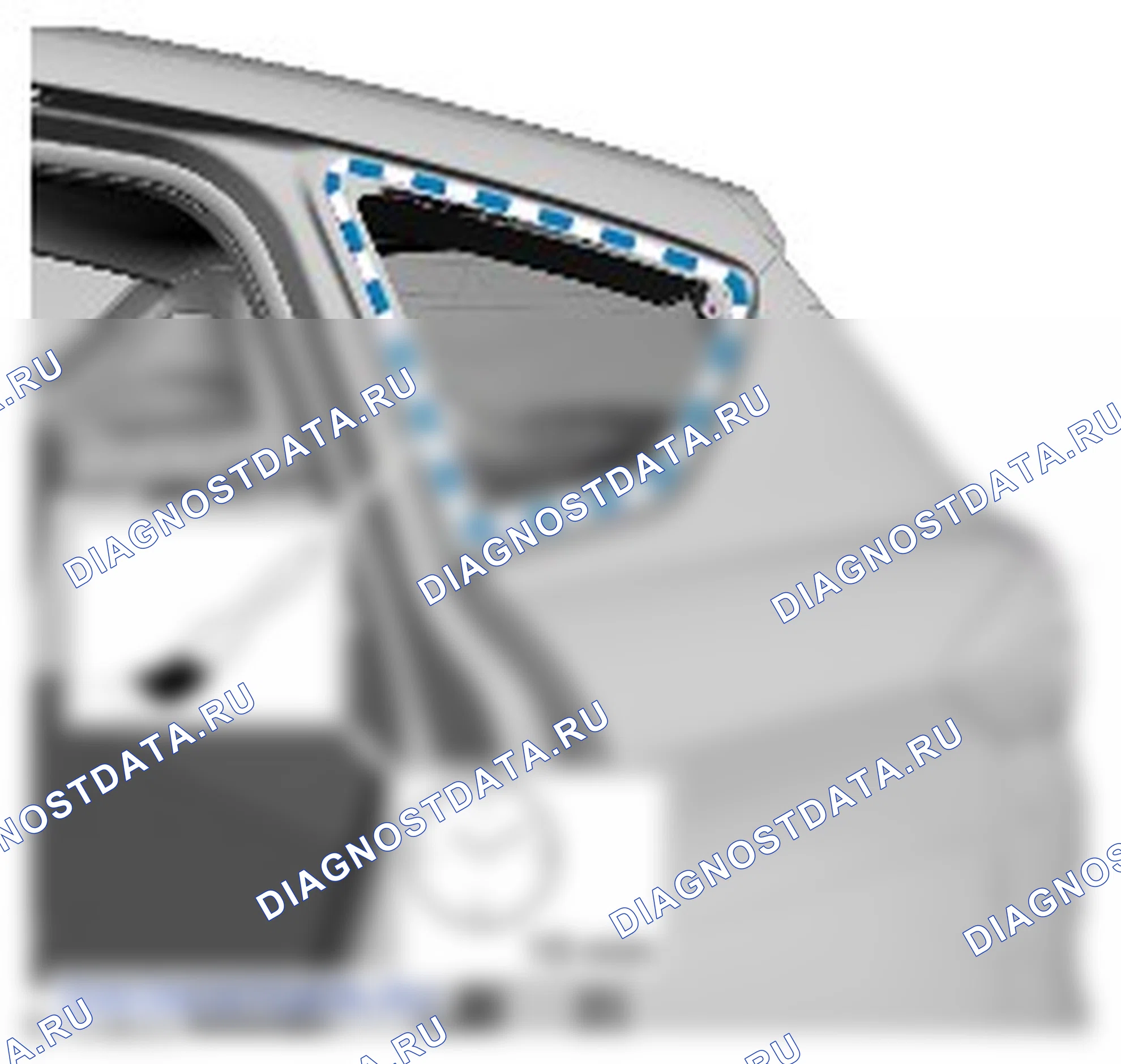Как снять и установить стекло окна задней боковой части кузова. Ford Grand C-MAX II