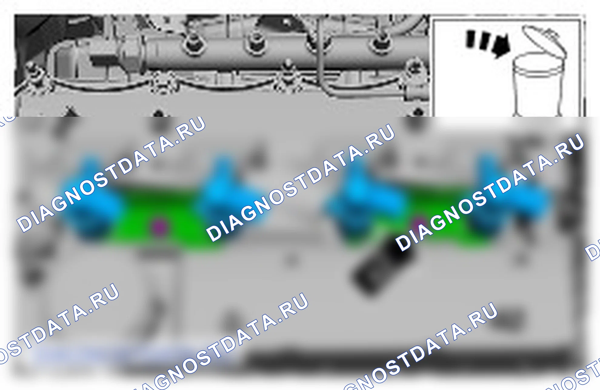 Как снять присоединяемые детали двигателя. Ford Ranger T6