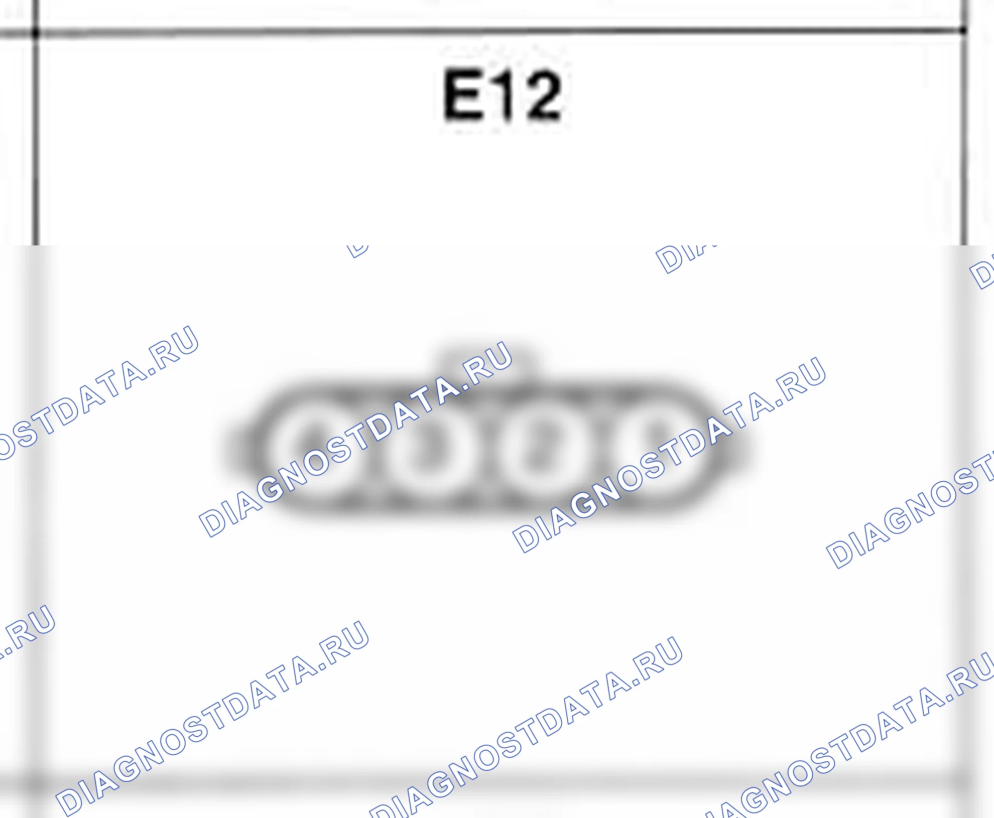 Распиновка разъёма E12 — жгута двигателя. Hyundai Accent LC