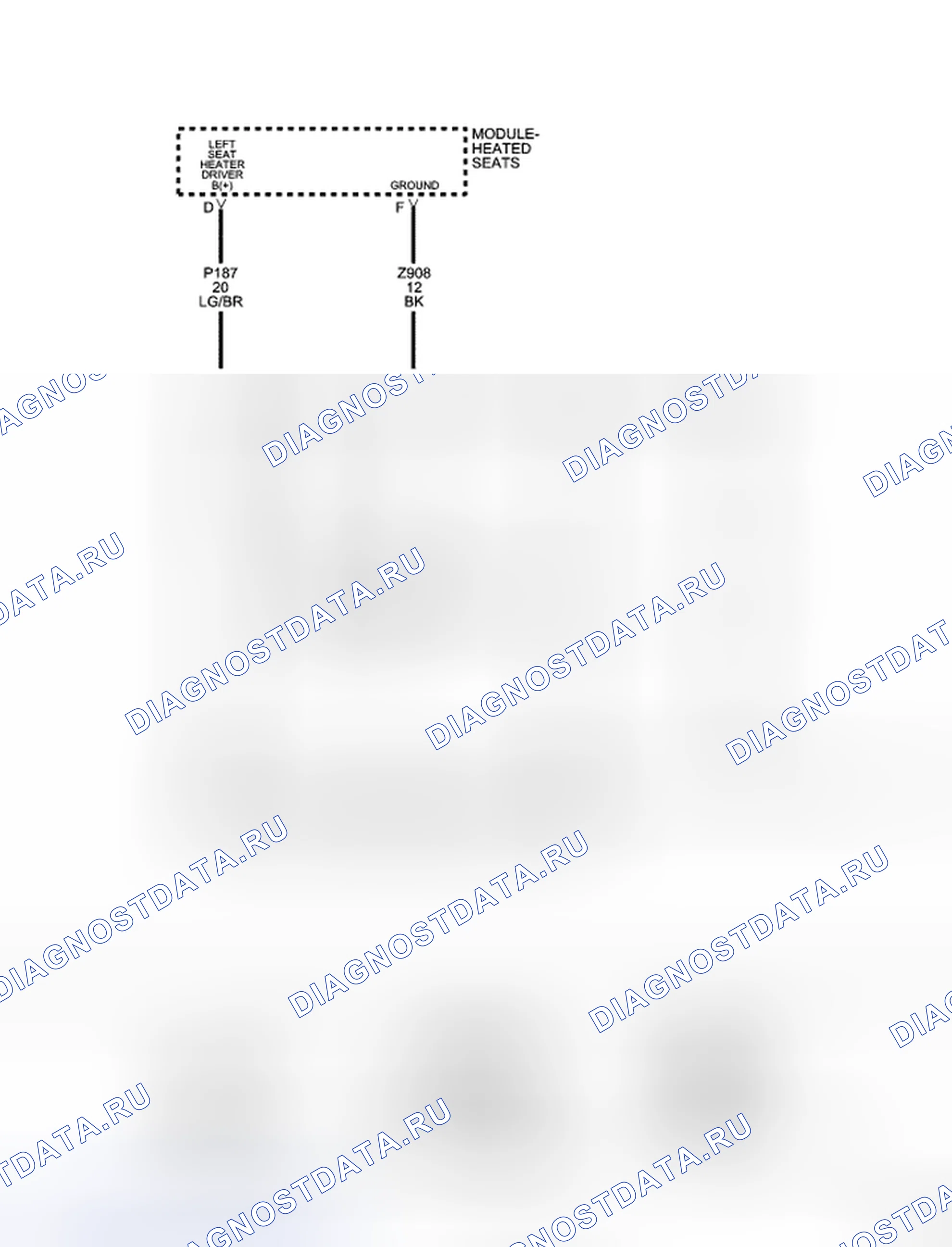 Рис. 1: Принципиальная схема. Chrysler Town & Country V