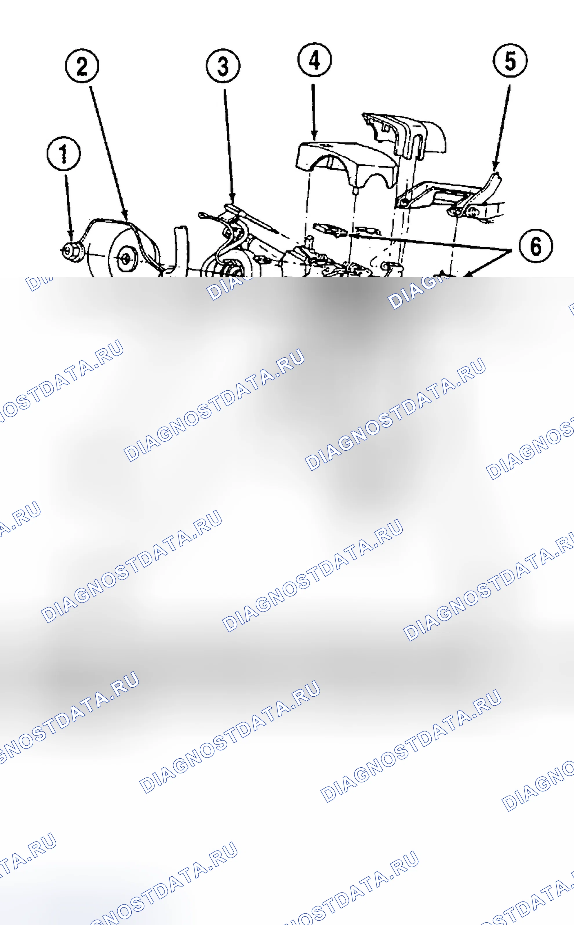 Рис. 12: ДЕМОНТАЖ. Dodge Pickup R2500 