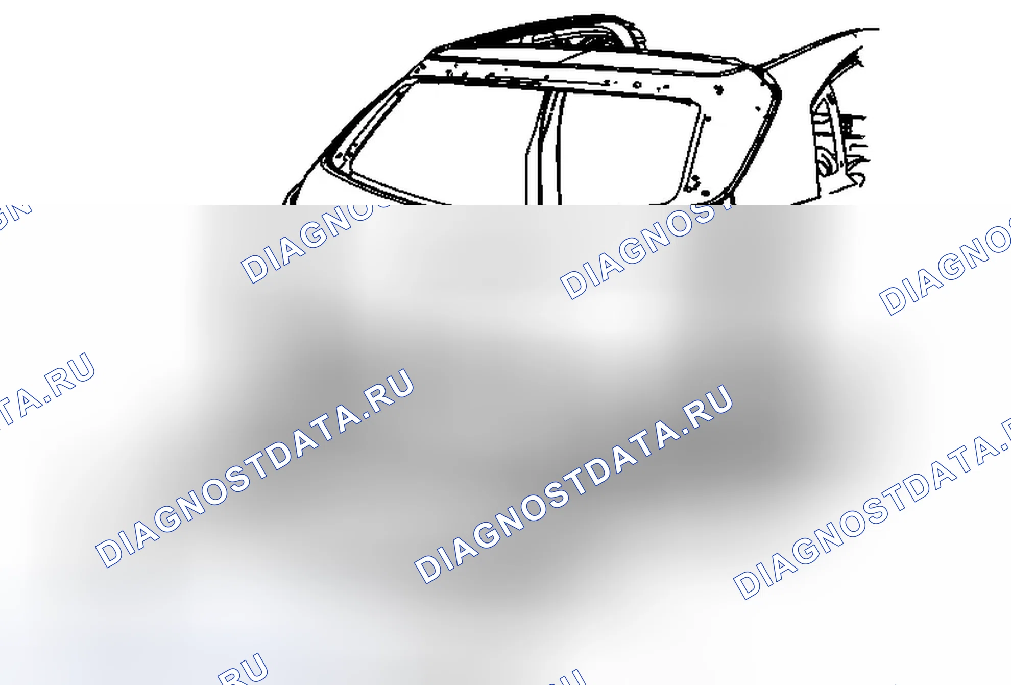 Рис. 22: Замена ударной штанги заднего бампера (Северная Америка). Cadillac SRX II рестайлинг