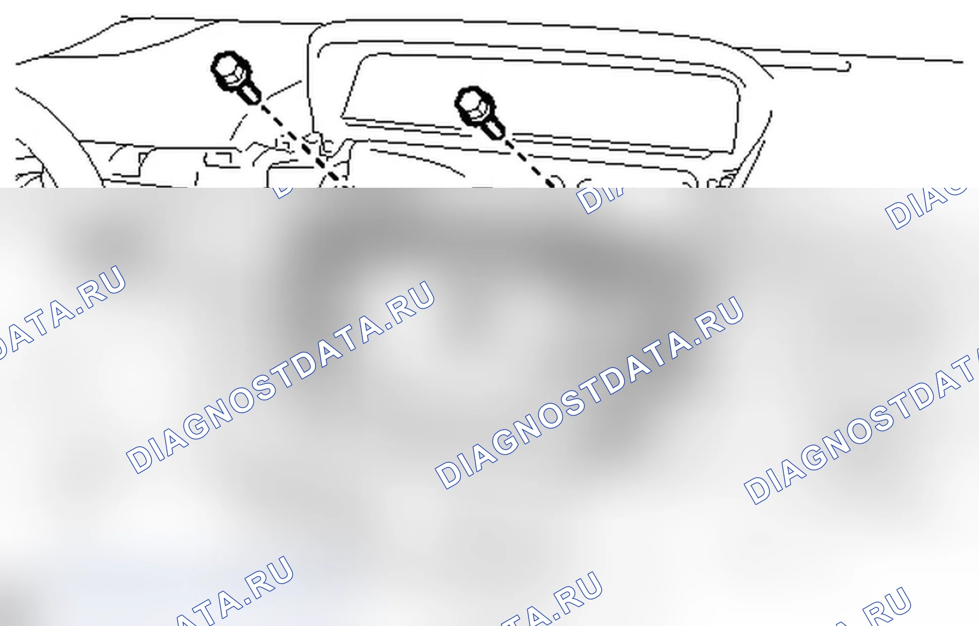 Рис. 3: ДЕМОНТАЖ. Toyota Prius V I